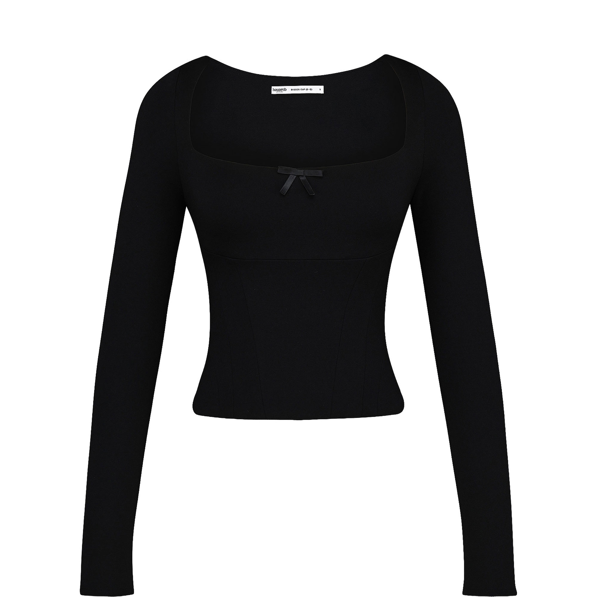 Corset Long-Sleeved Top