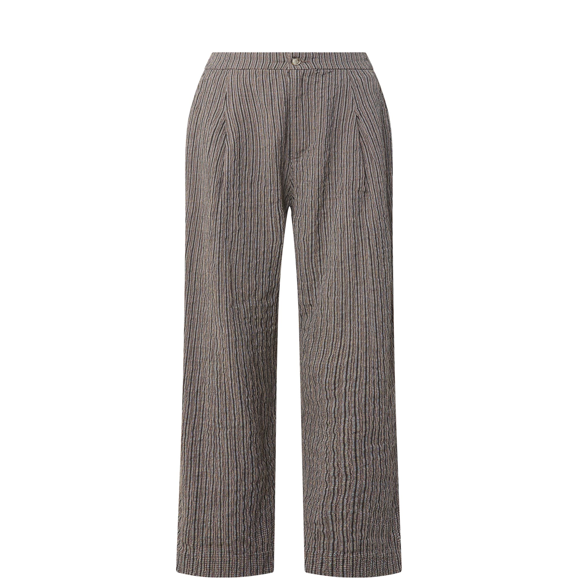 Pinstripe Tapered Trousers