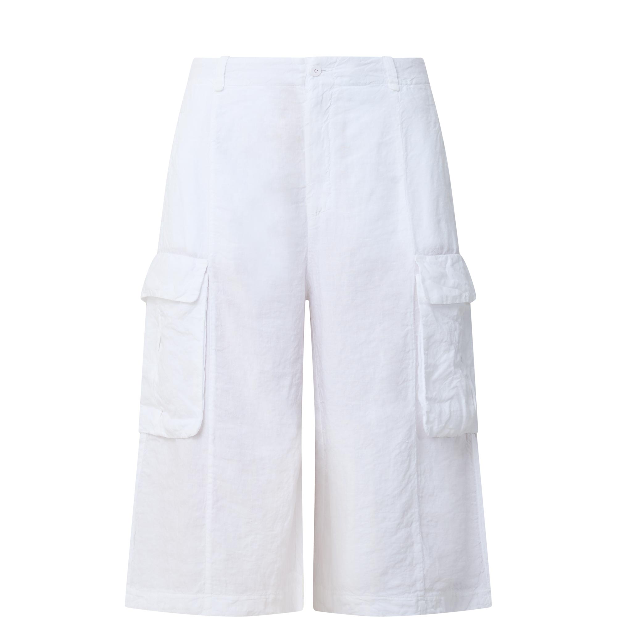 Cropped Cargo Trousers