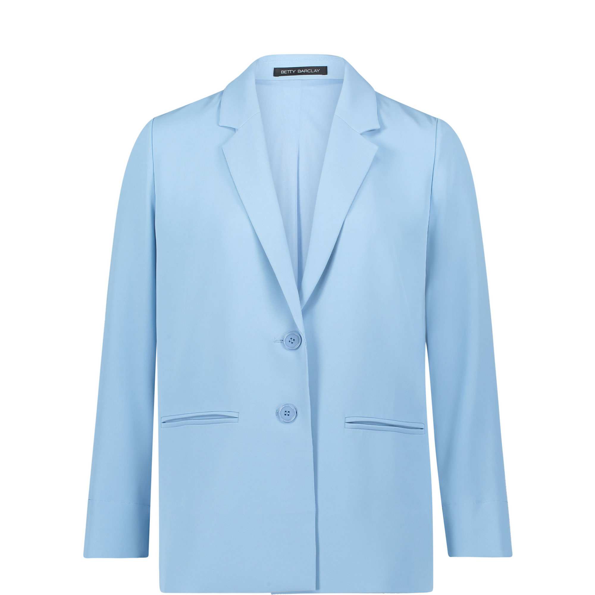 Single-Breasted Long Blazer