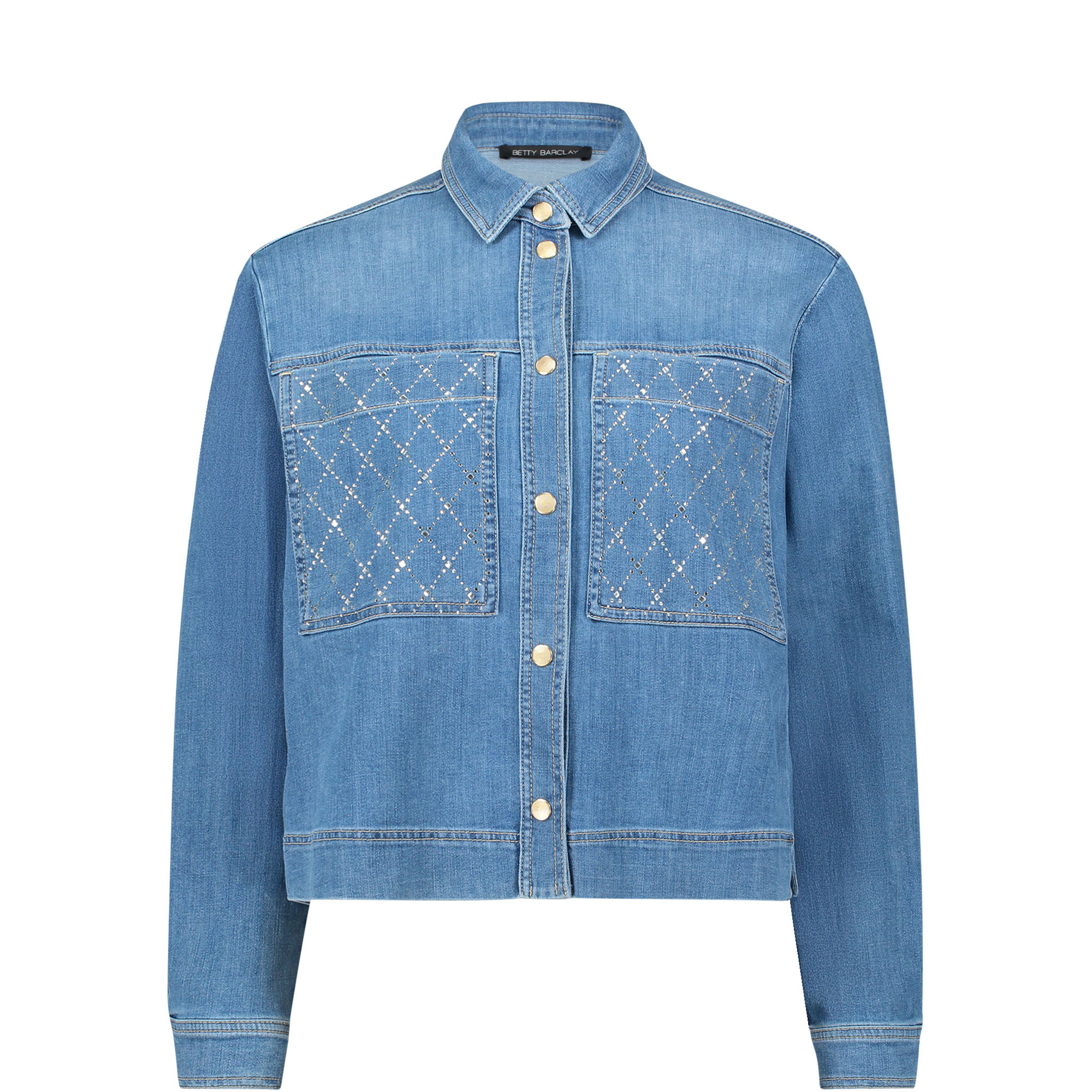 Embellished Denim Shirt