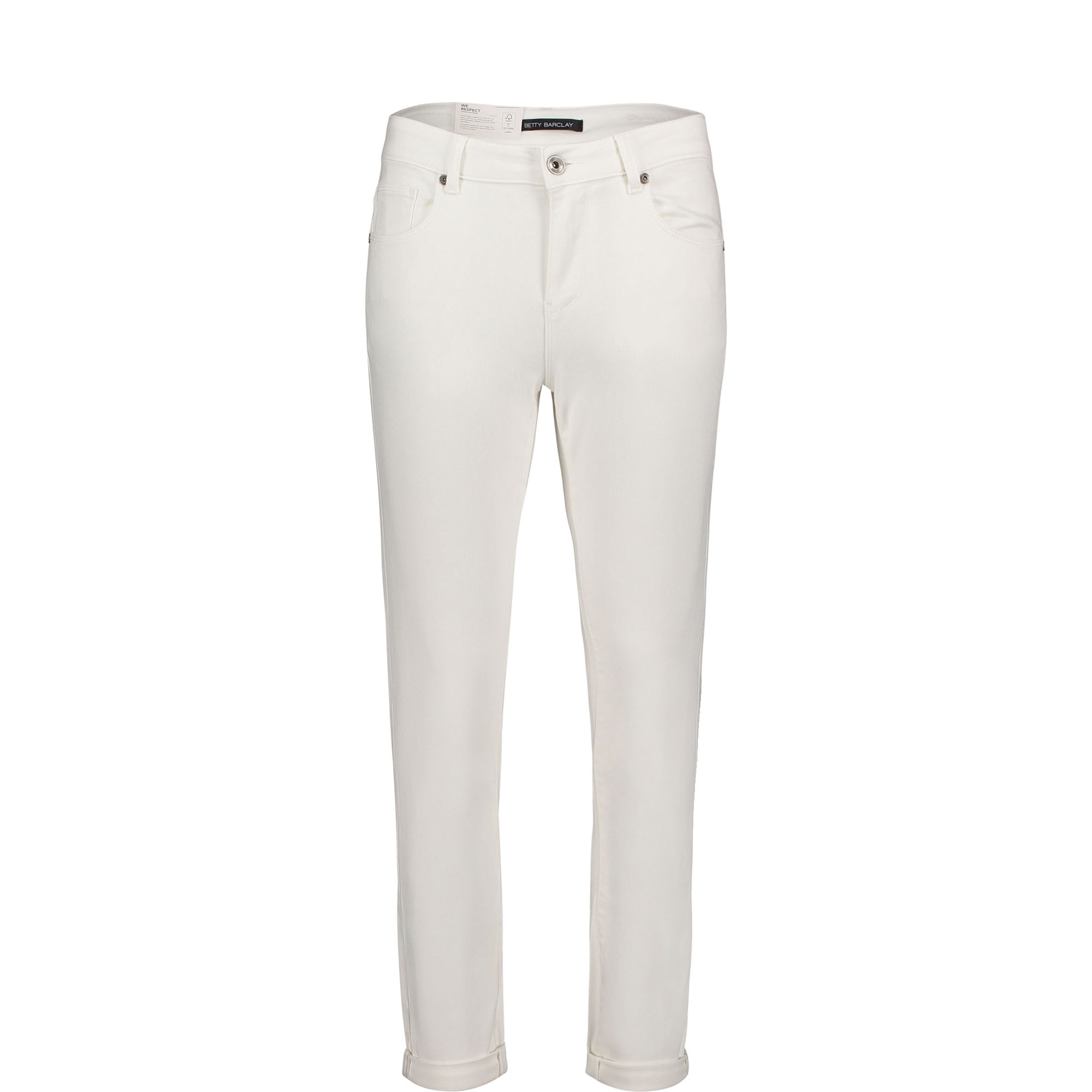 Basic Slim Fit Cropped Jeans