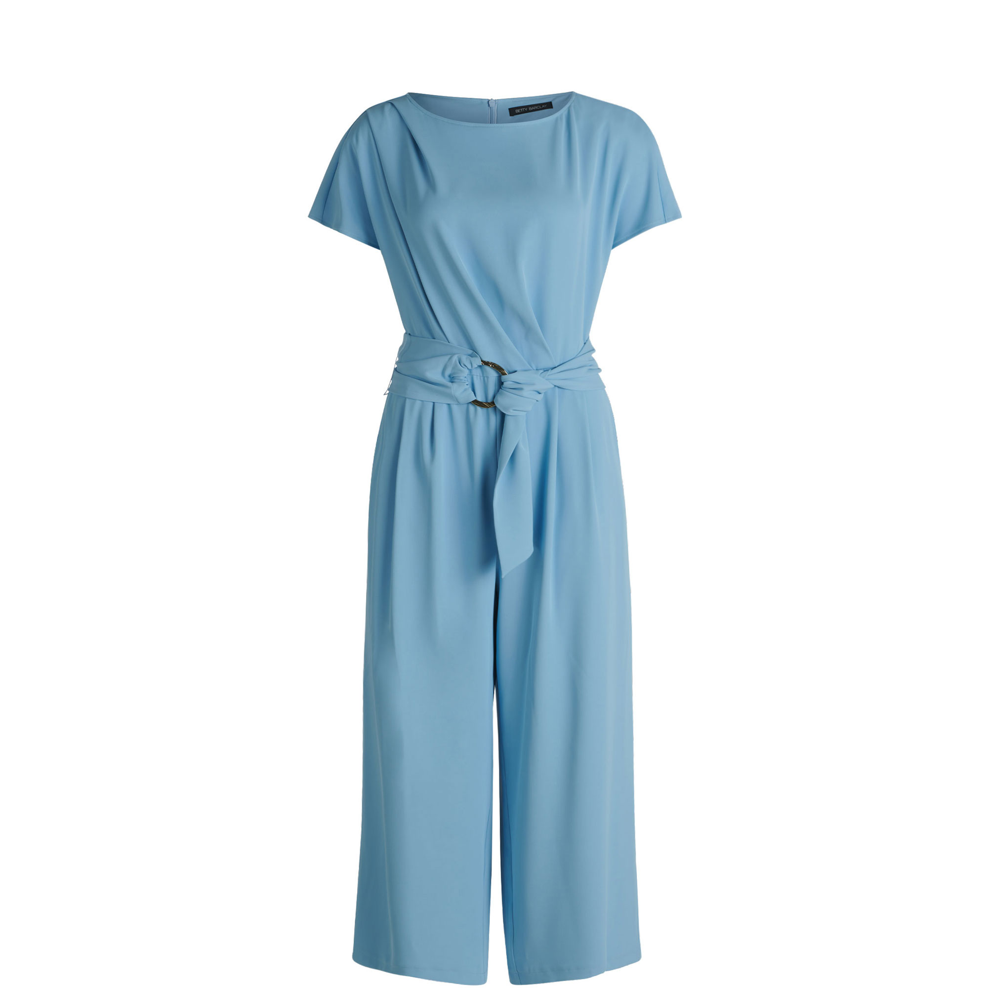 Tie Waist Long Jumpsuit