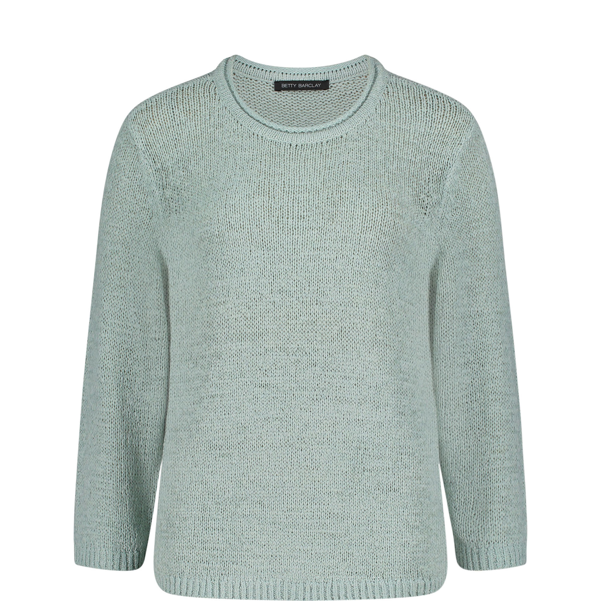 Knitted Ribbed Trim Sweater
