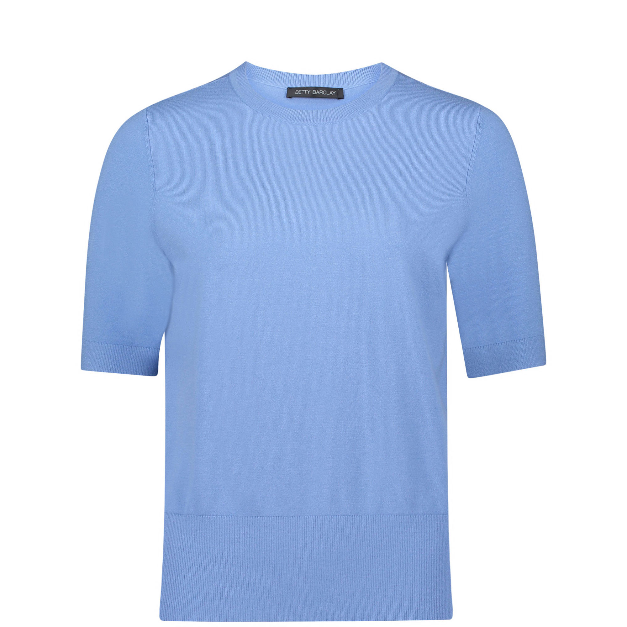 Ribbed Trim Knitted Sweater