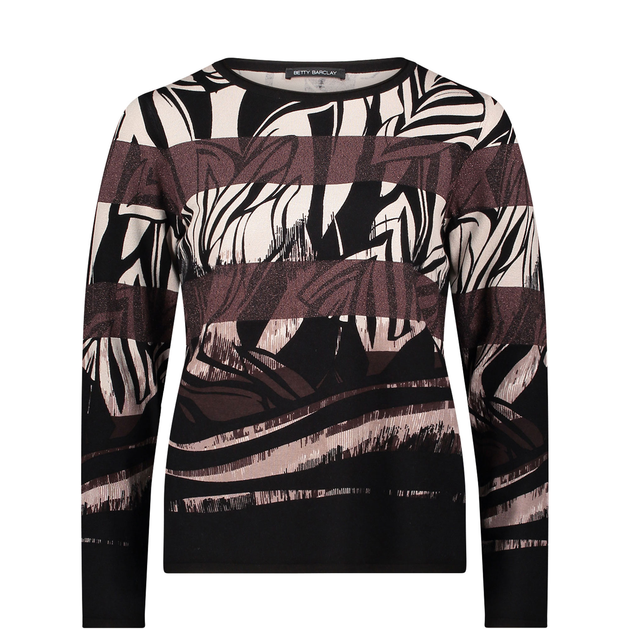 Graphic Striped Sweater