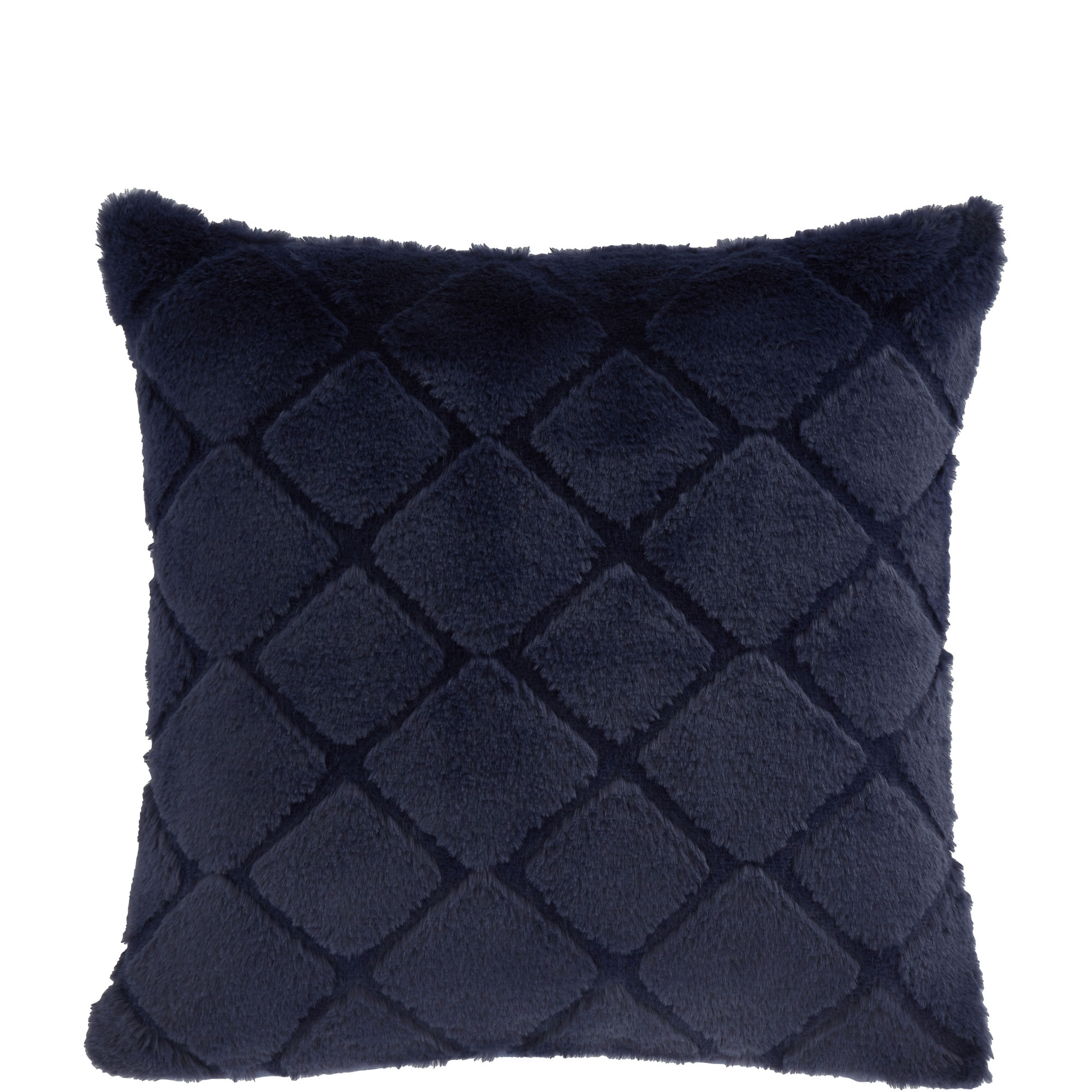 Cosy Diamond Cushion Navy