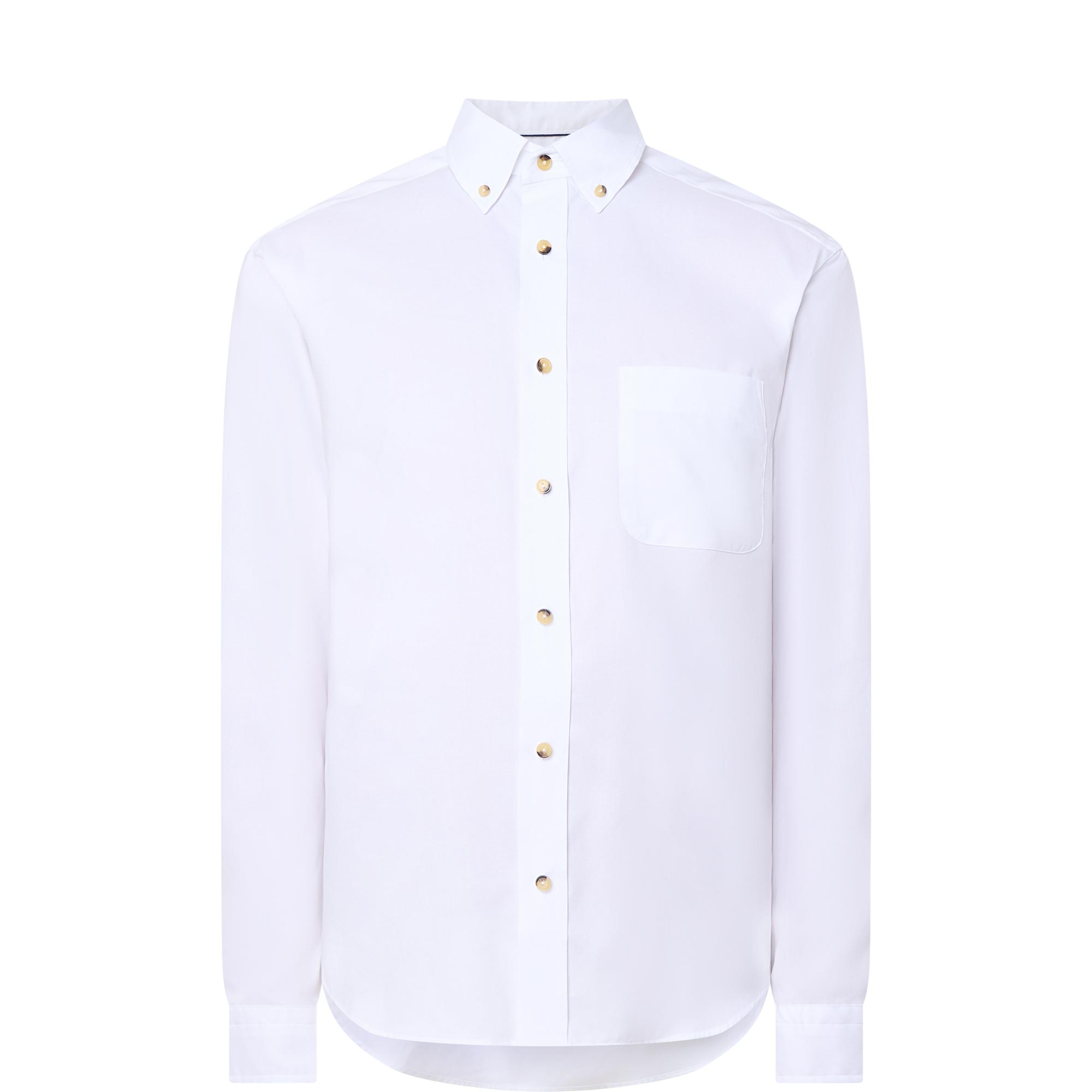 Solid Casual Oxford Shirt