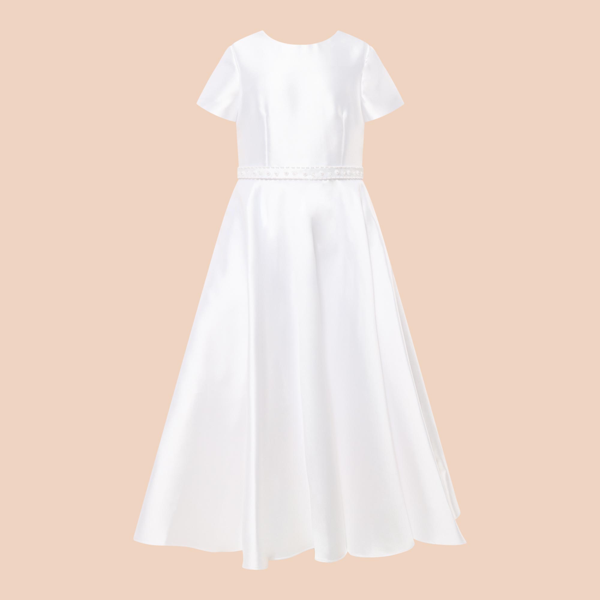 Mikado Bow Detail Communion Dress