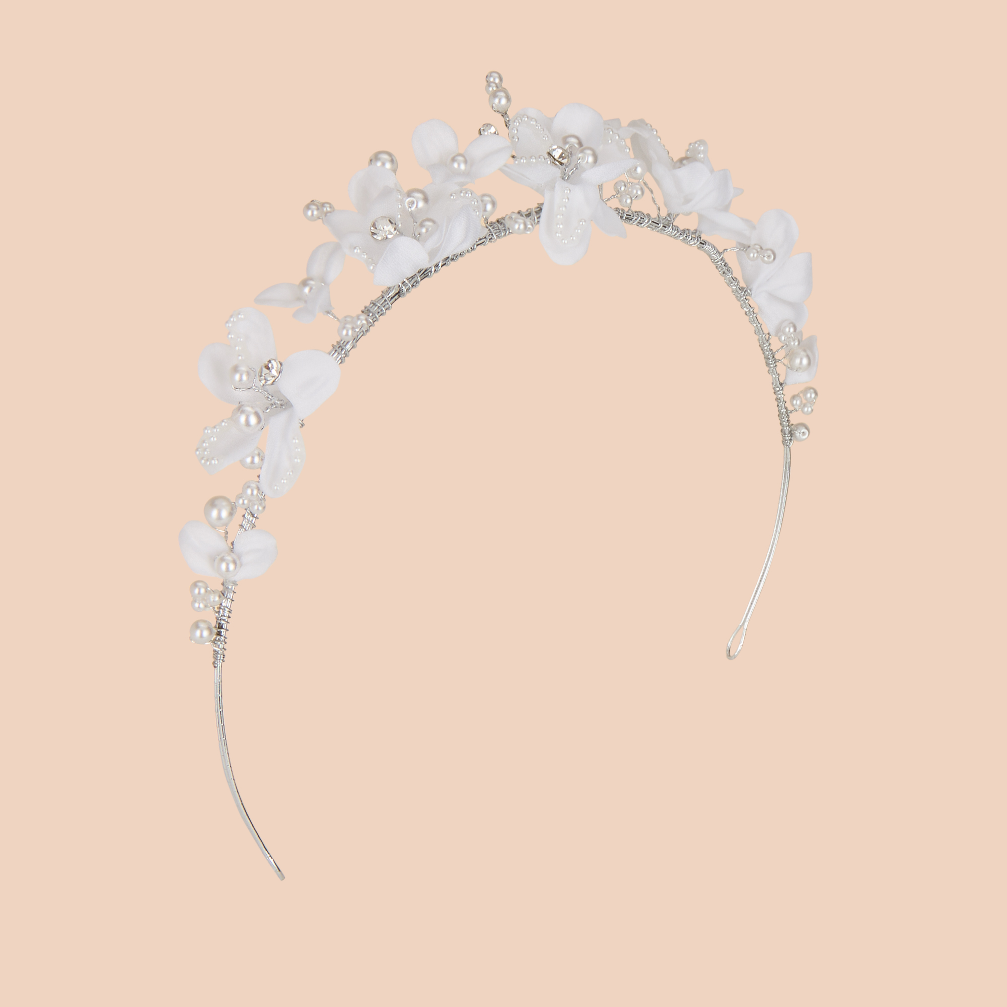 Floral Bead Hair Band