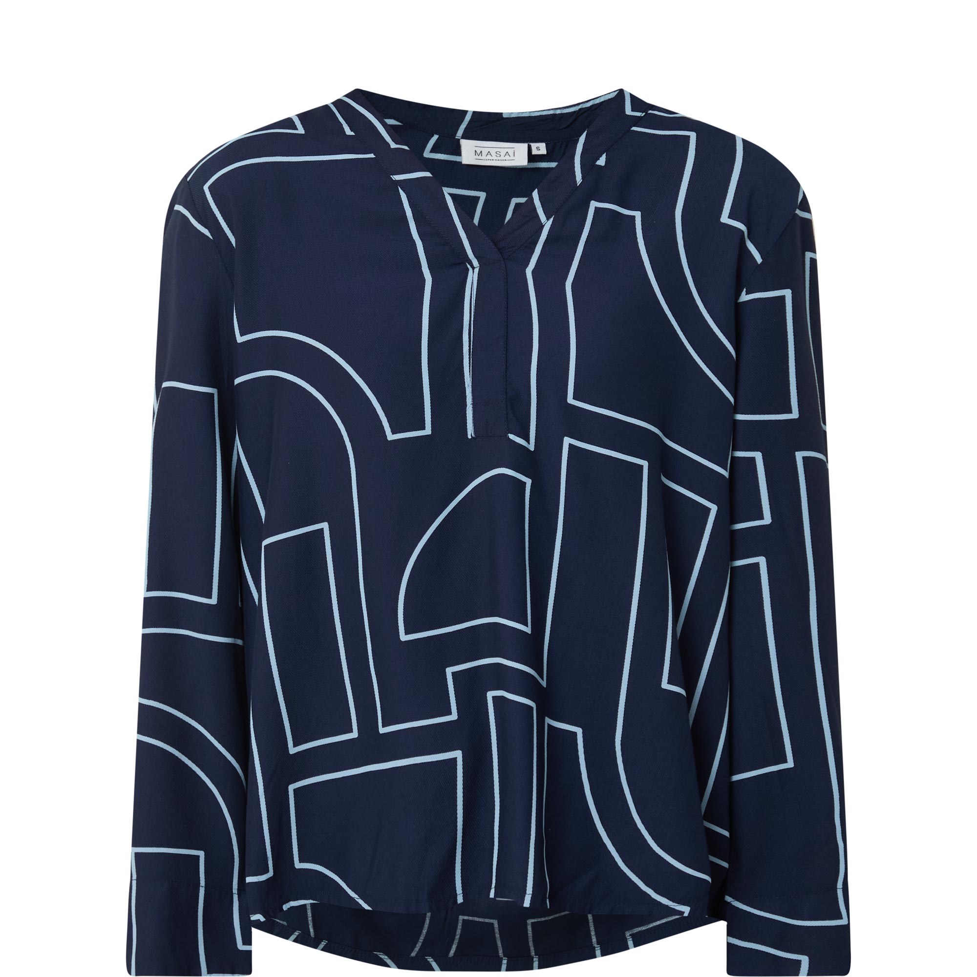 Darcel Abstract Printed Blouse