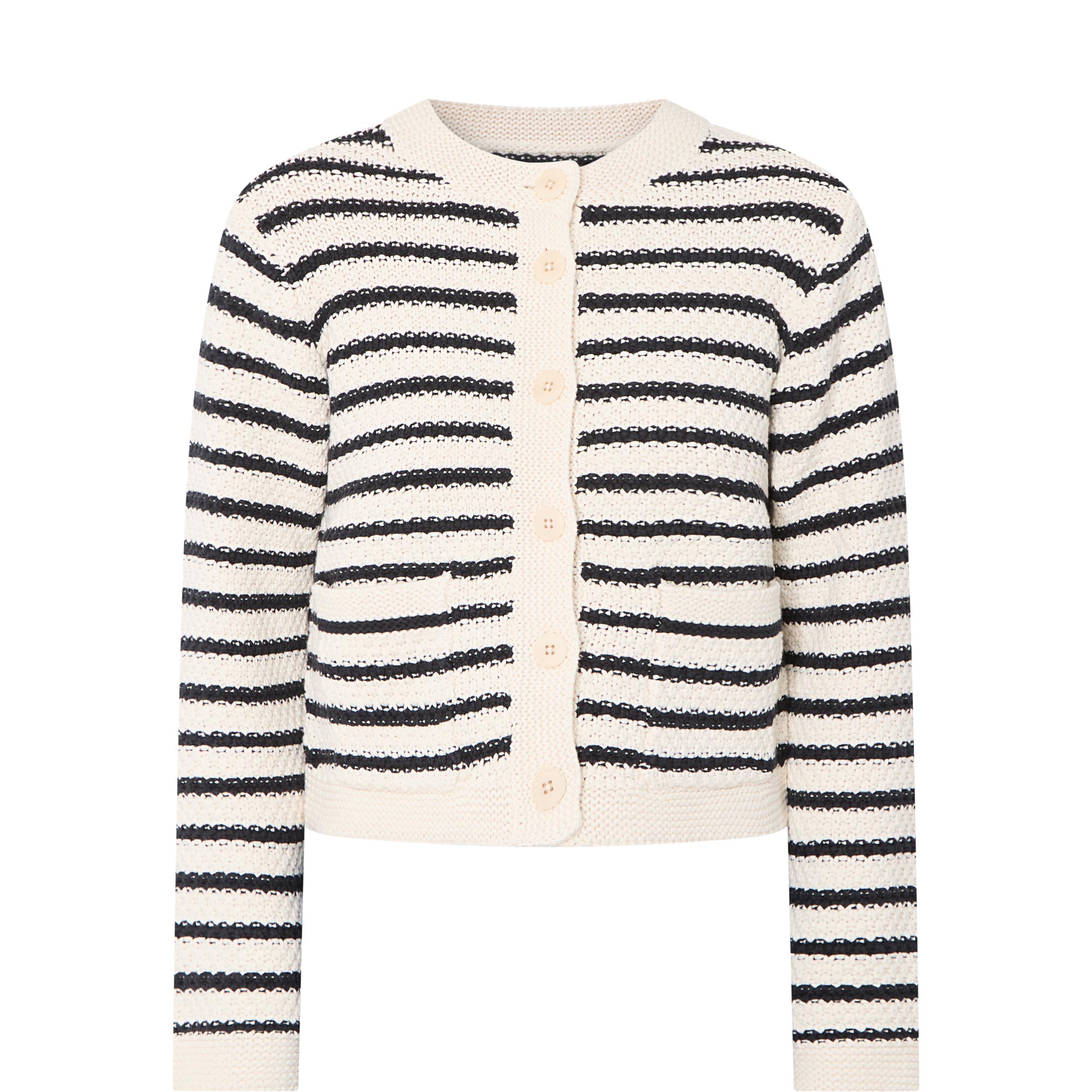 Elmie Striped Cardigan