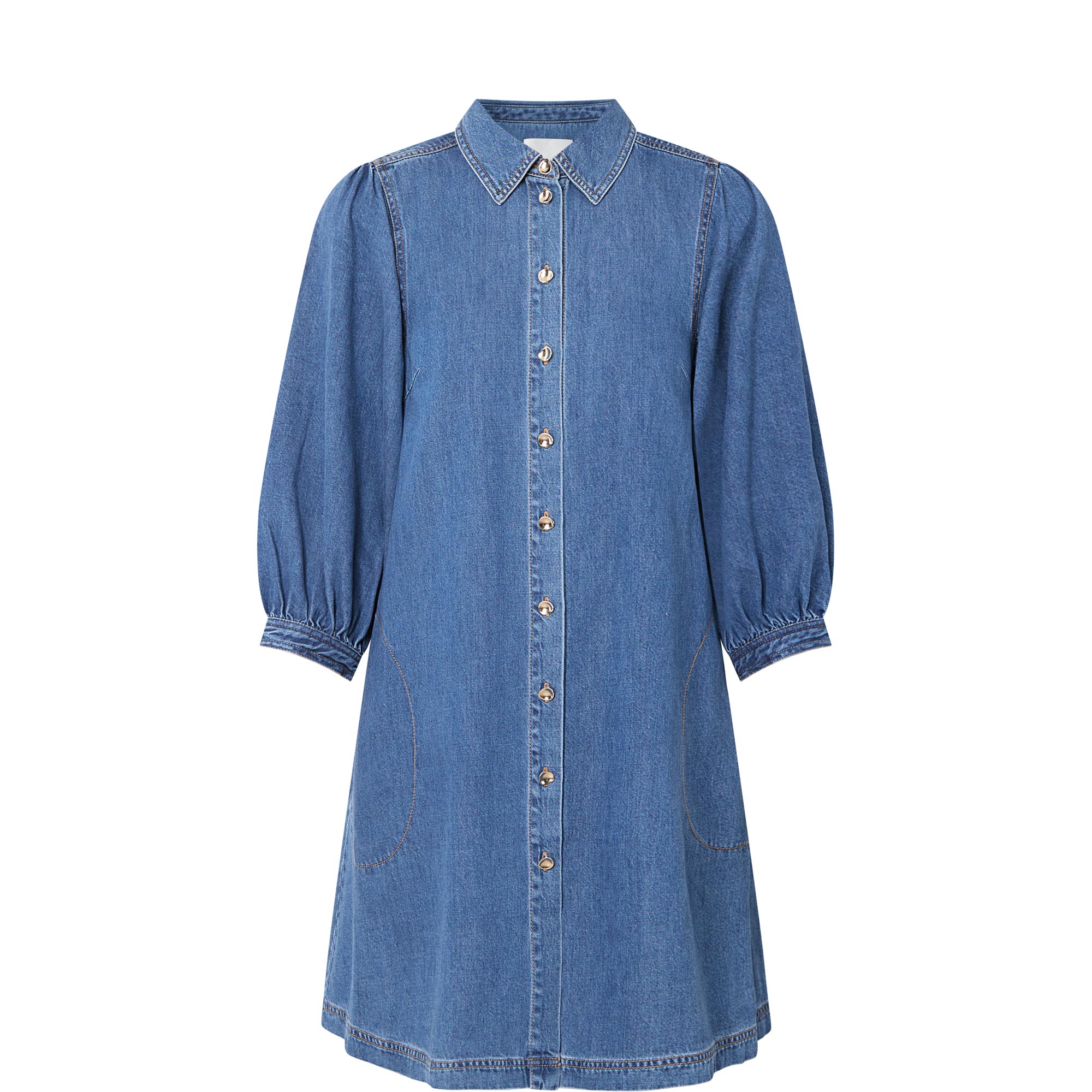 Eleina Denim Shirt Dress