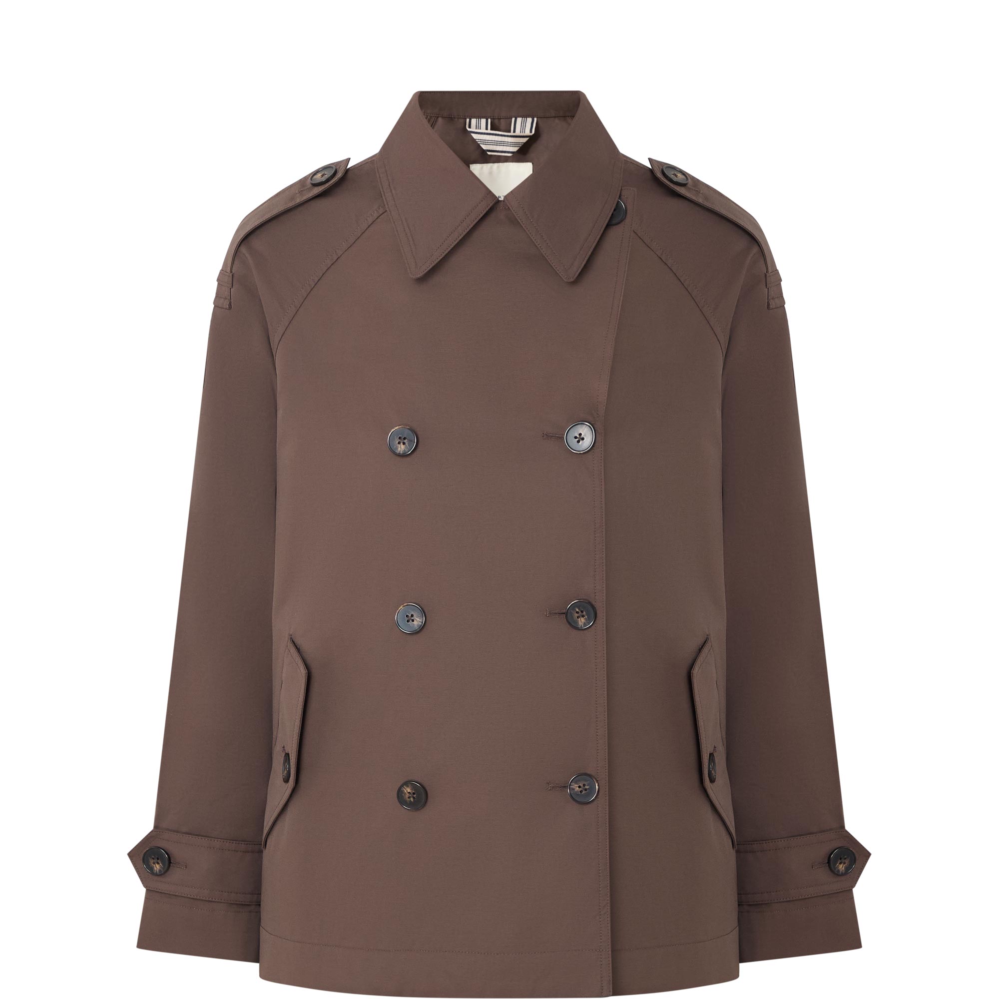 Yuna Cropped Trench Coat