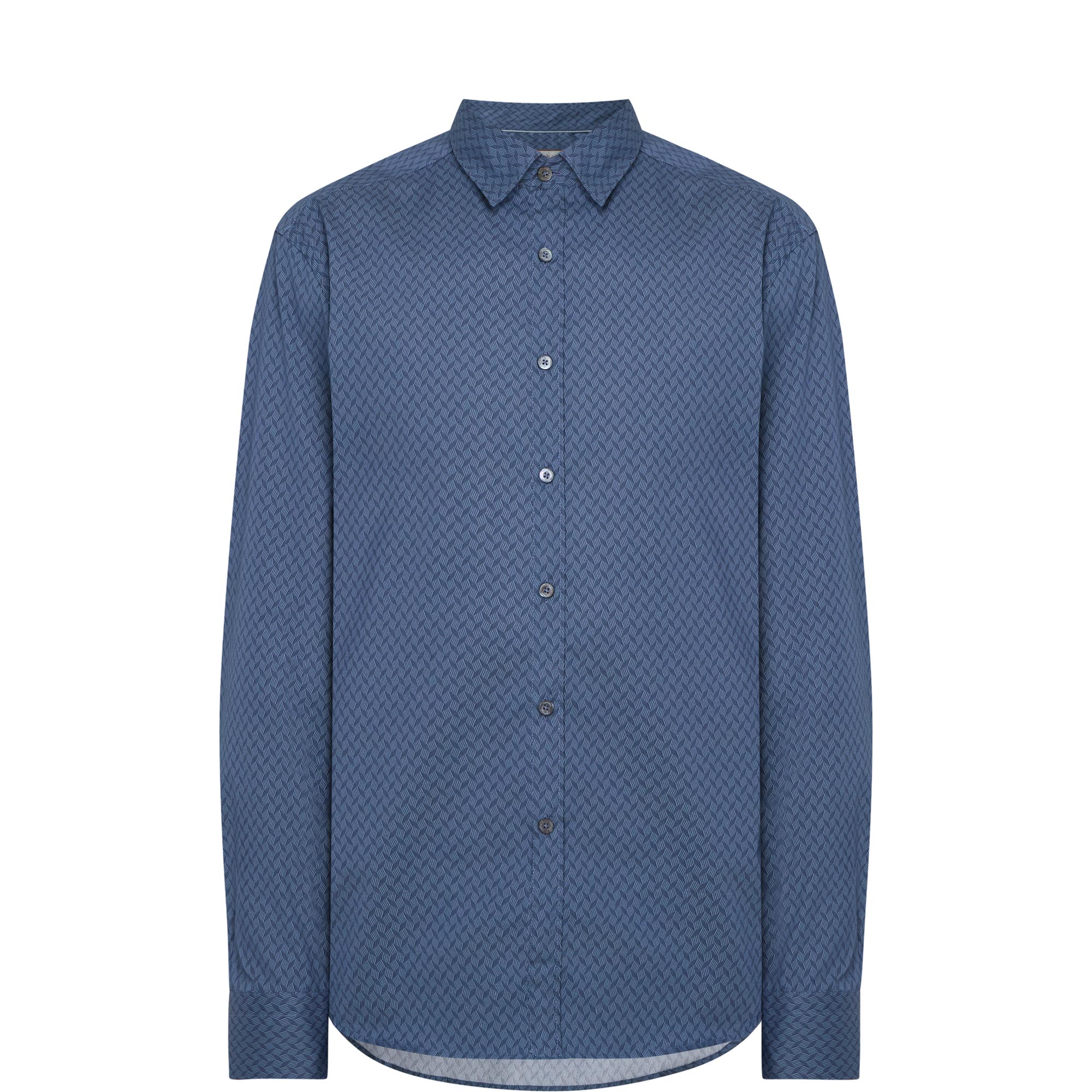 Geometric Single Cuff Formal Shirt