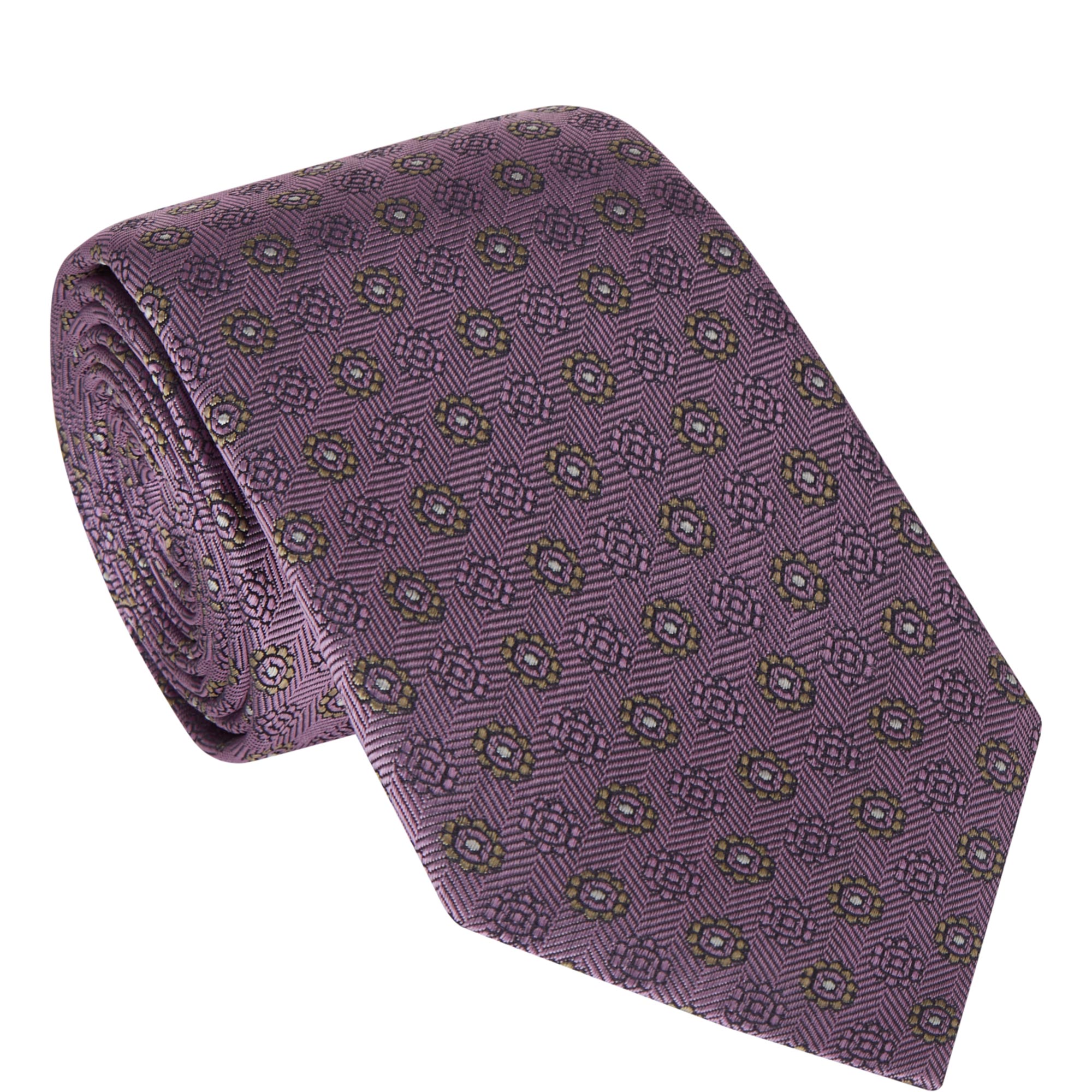 Geometric Silk Tie