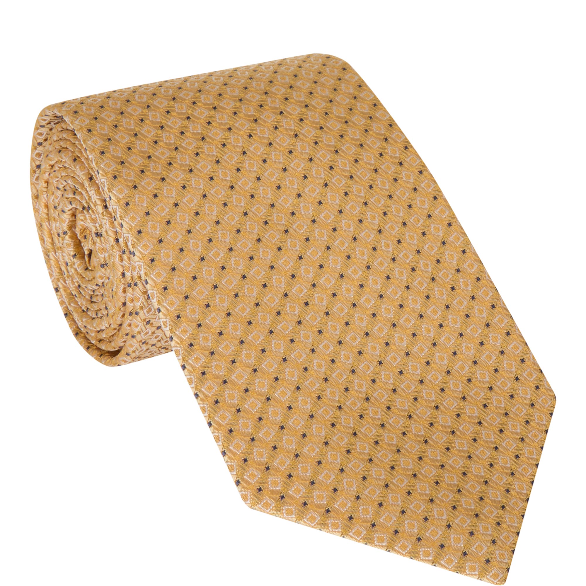 Square Print Silk Tie