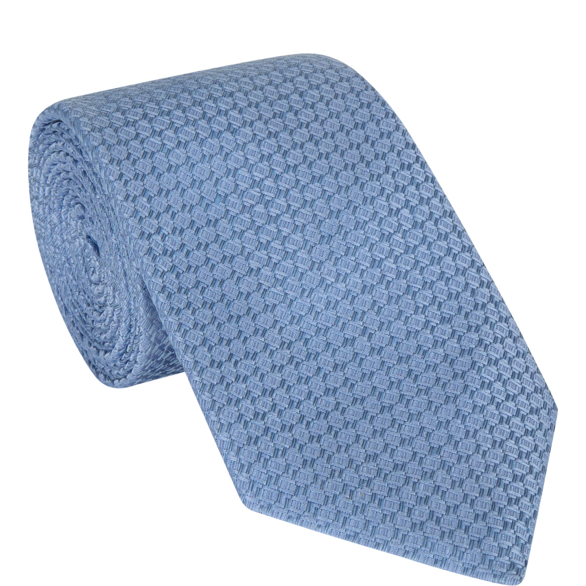 Geometric Structure Silk Tie
