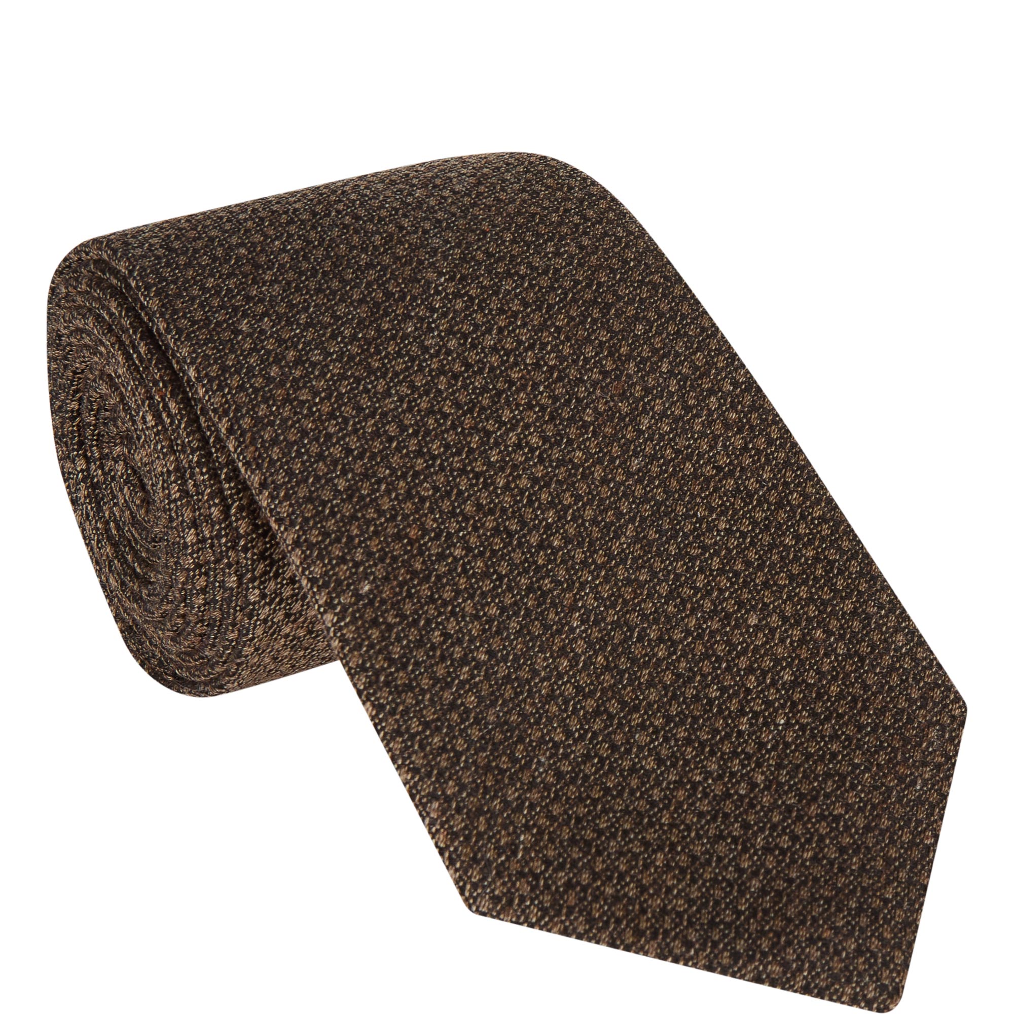 Geometric Structure Silk Tie