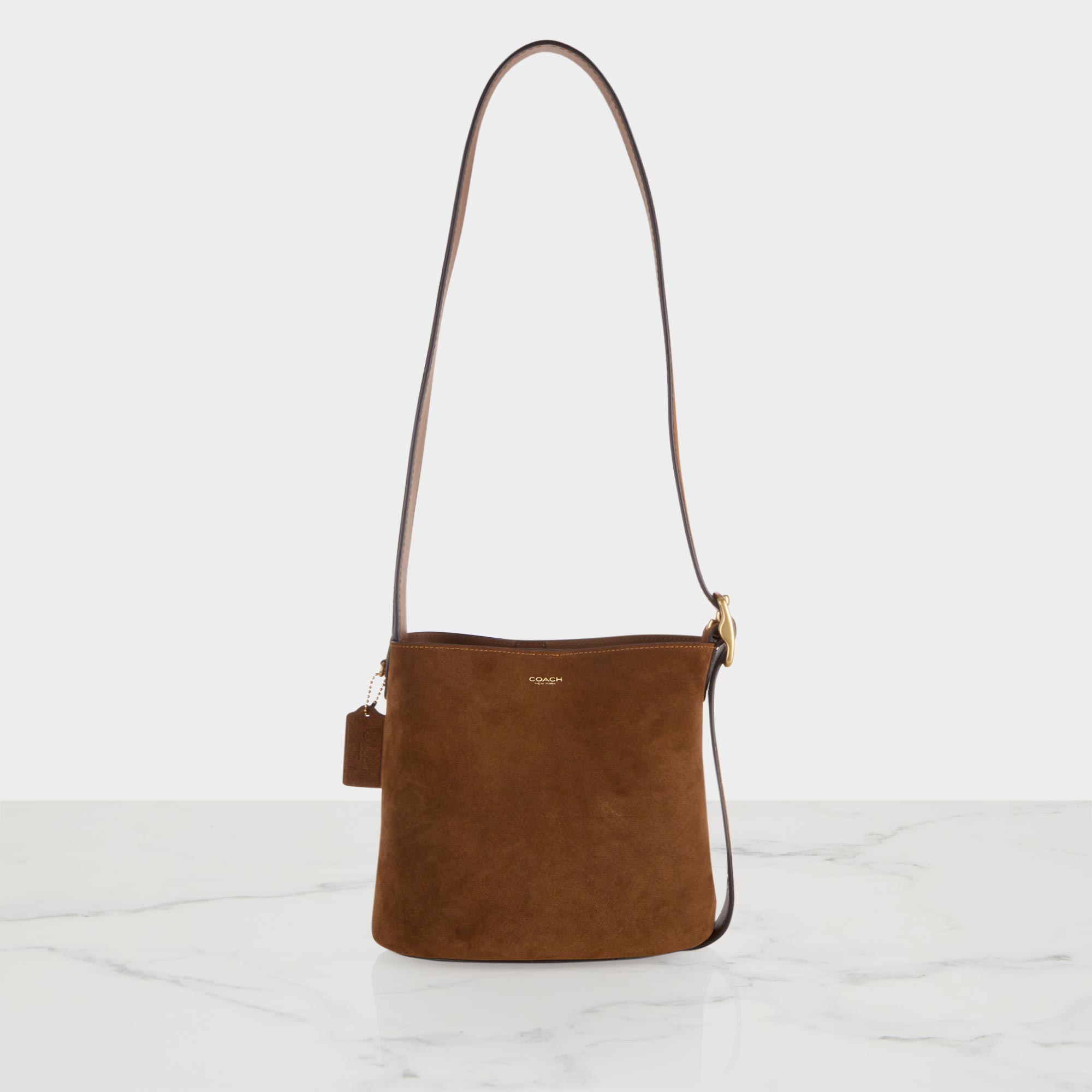 Bleecker 21 Suede Bucket Bag