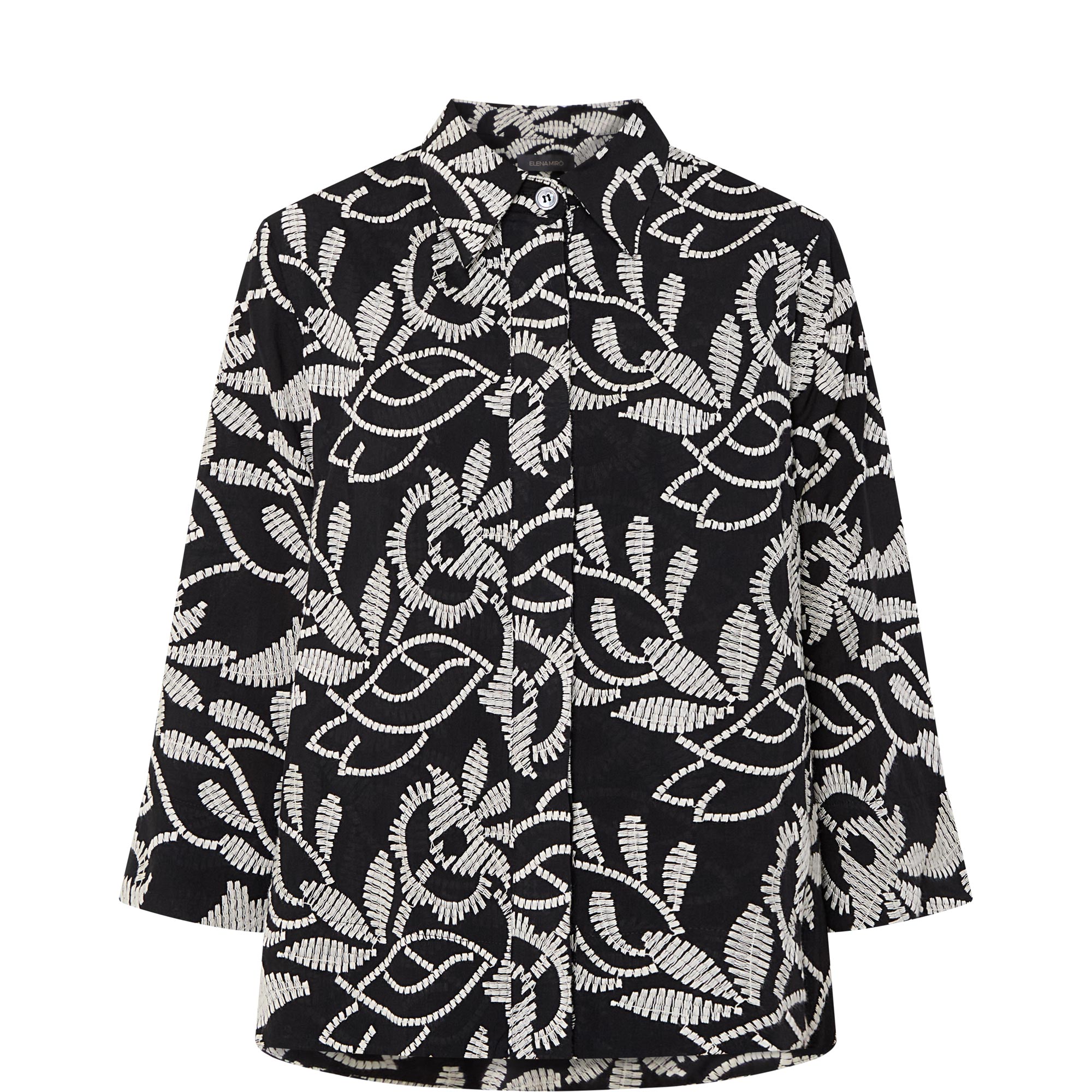 Embroidered Floral Shirt