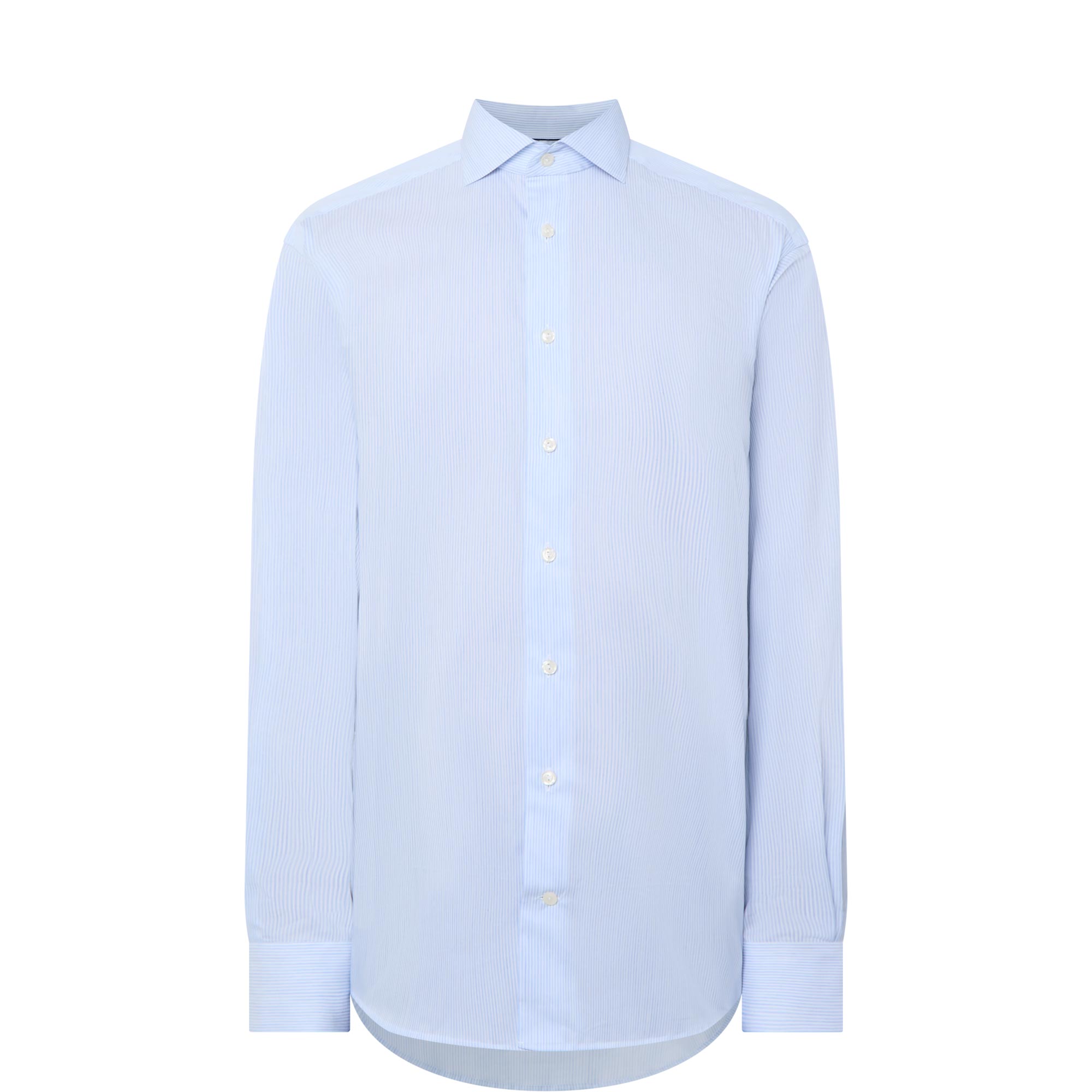 Pinstripe Single-Cuff Shirt