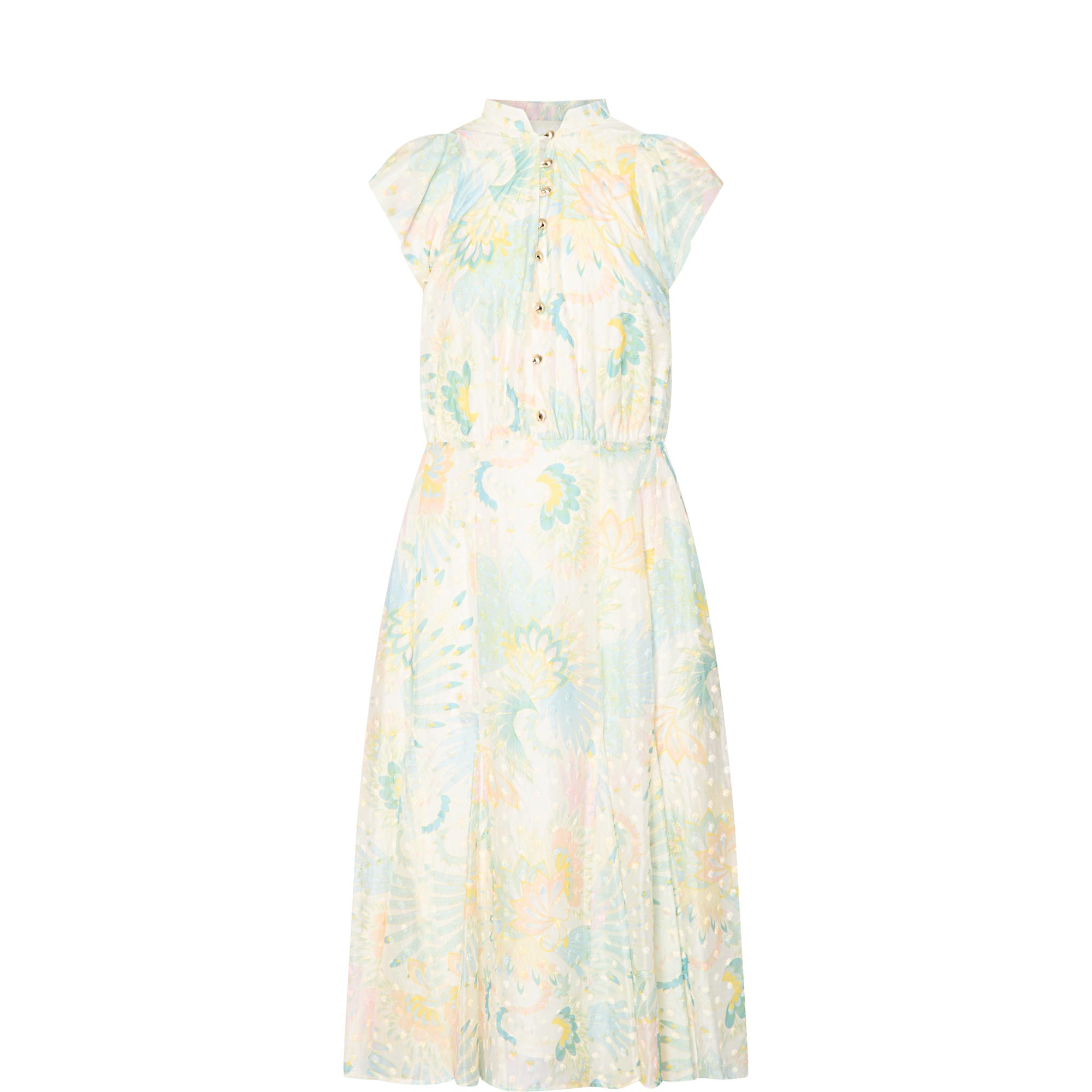 Emily Floral Flared Dress