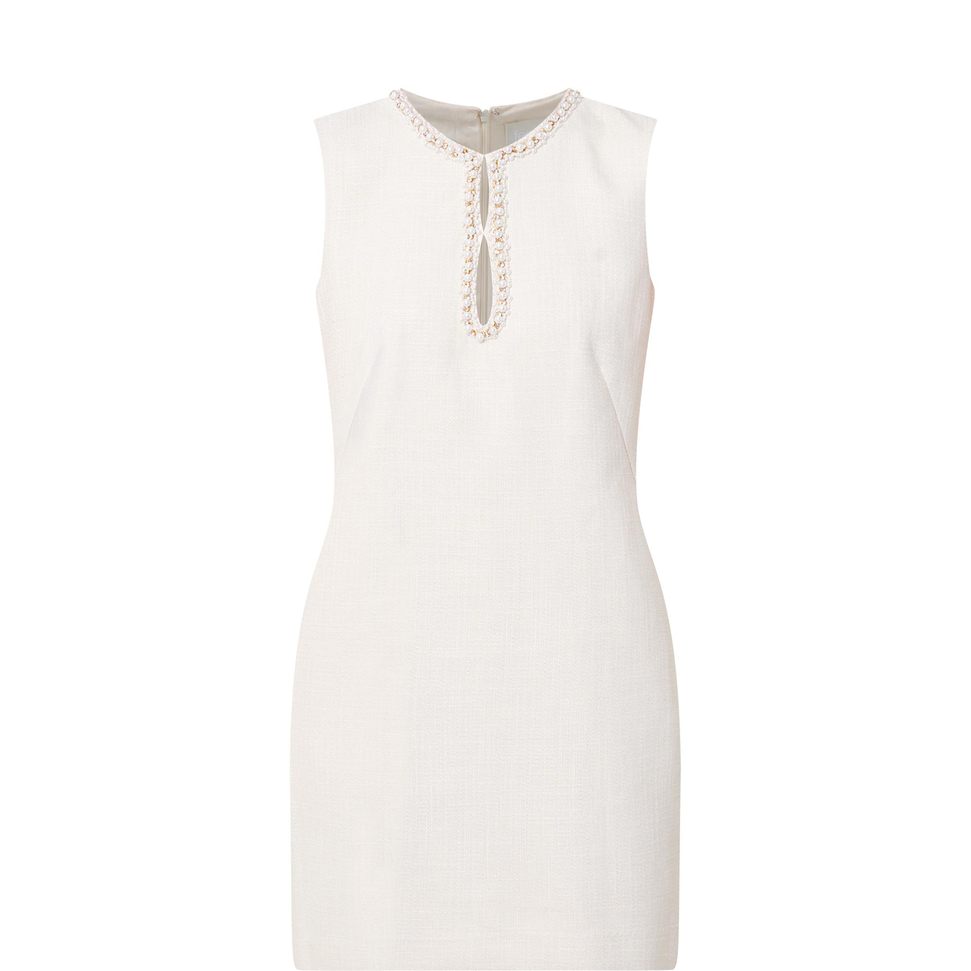 Lucy Pearl Trim Mini Shift Dress