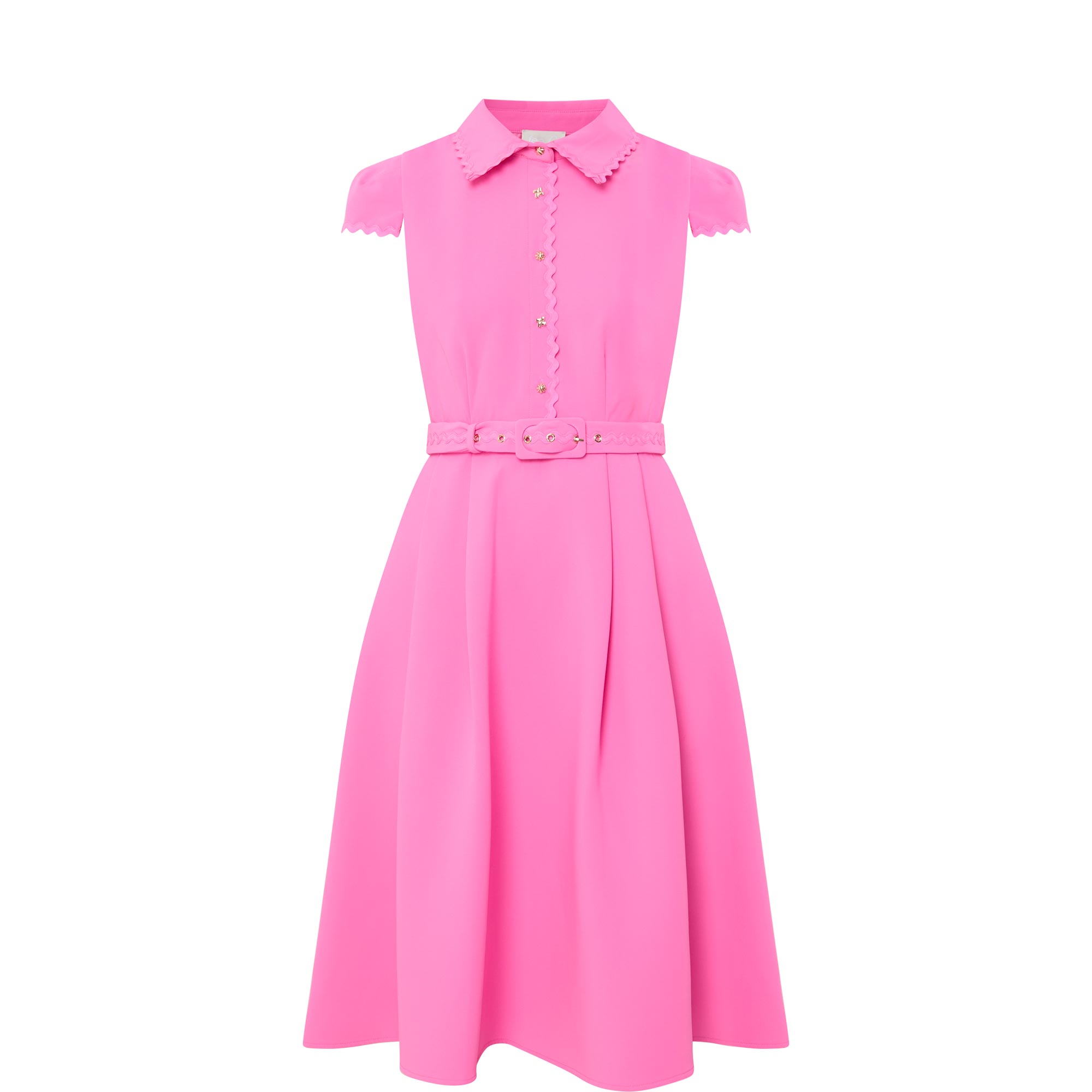 Rick Rack Trim Dress