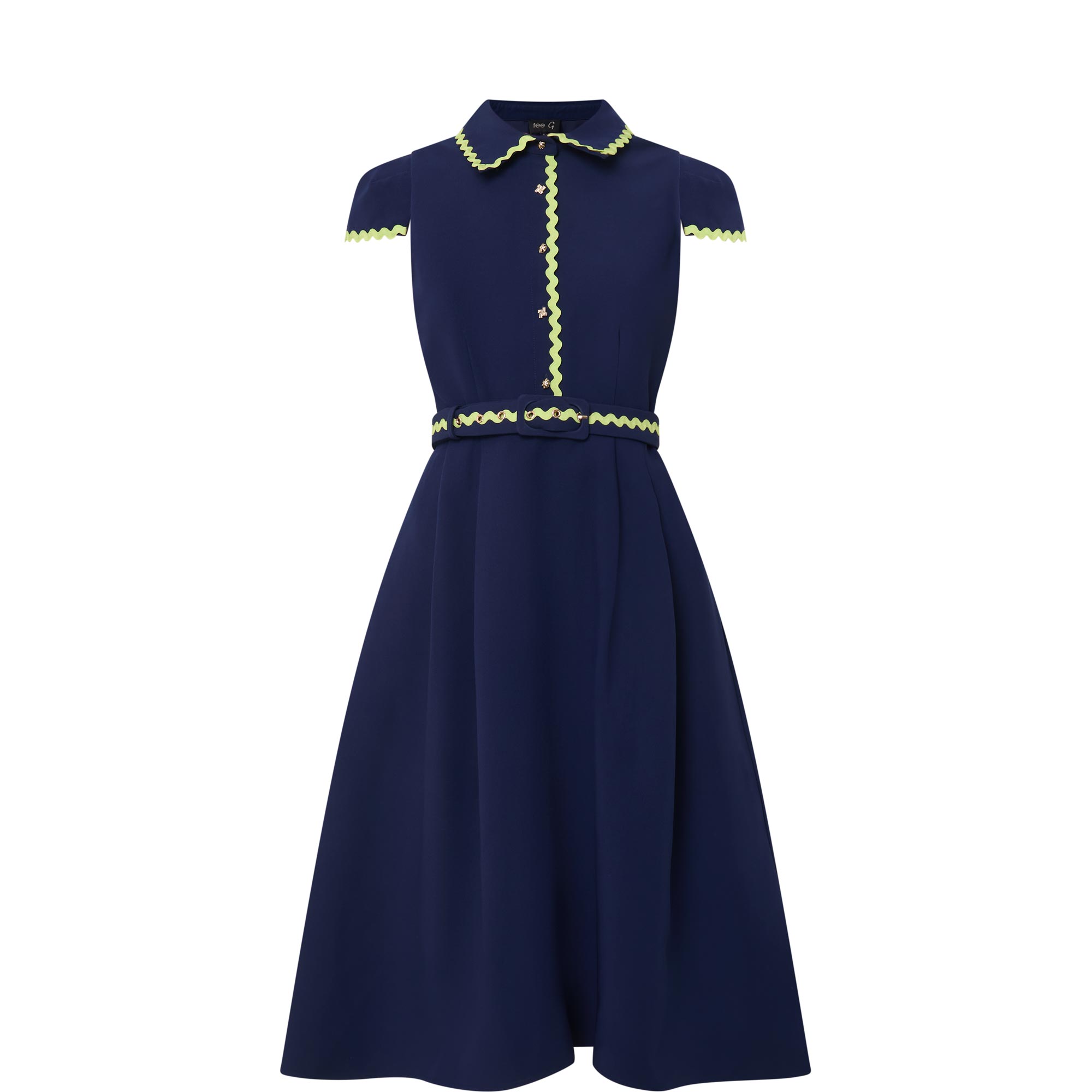 Rick Rack Trim Dress