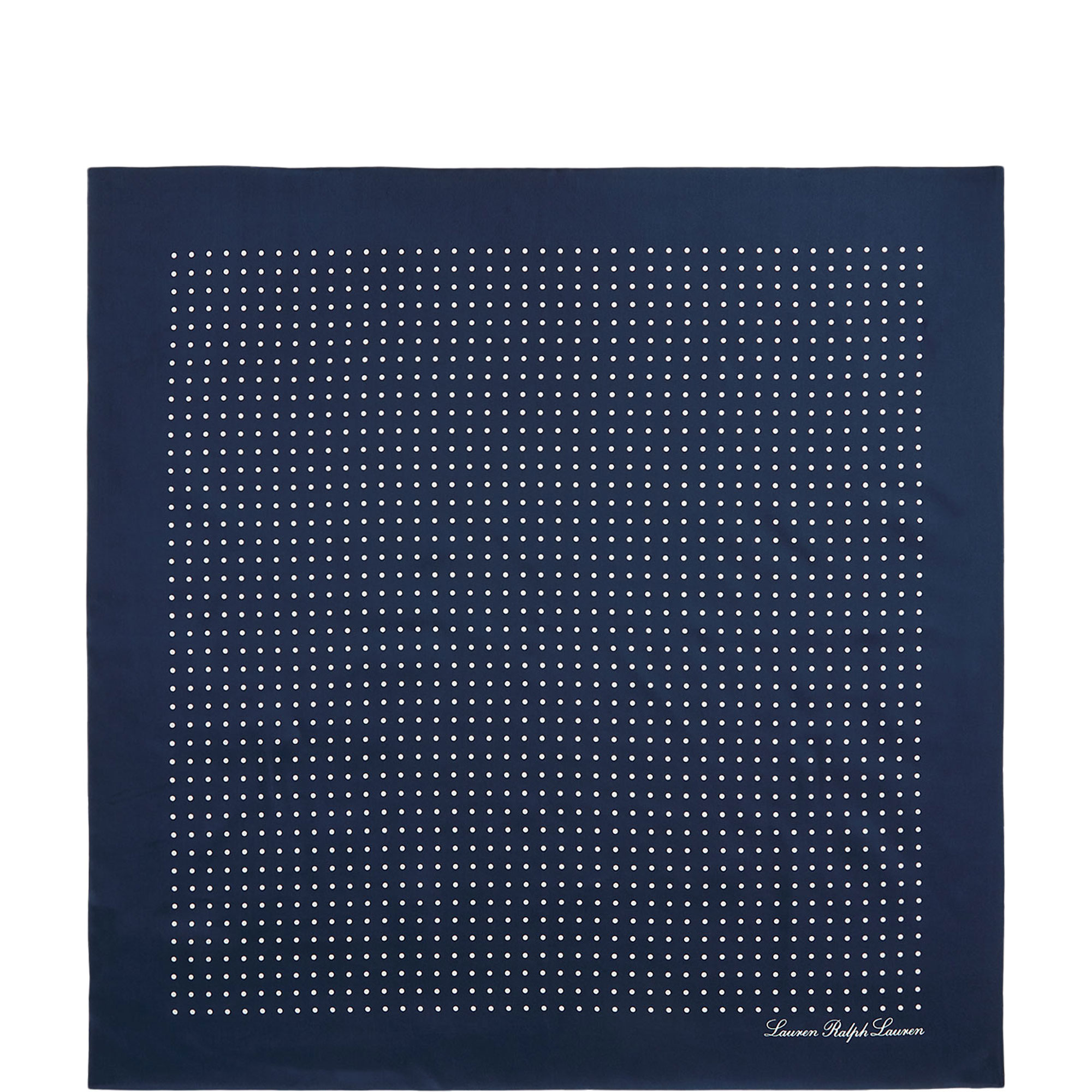 Polka-Dot Silk Twill Square Scarf