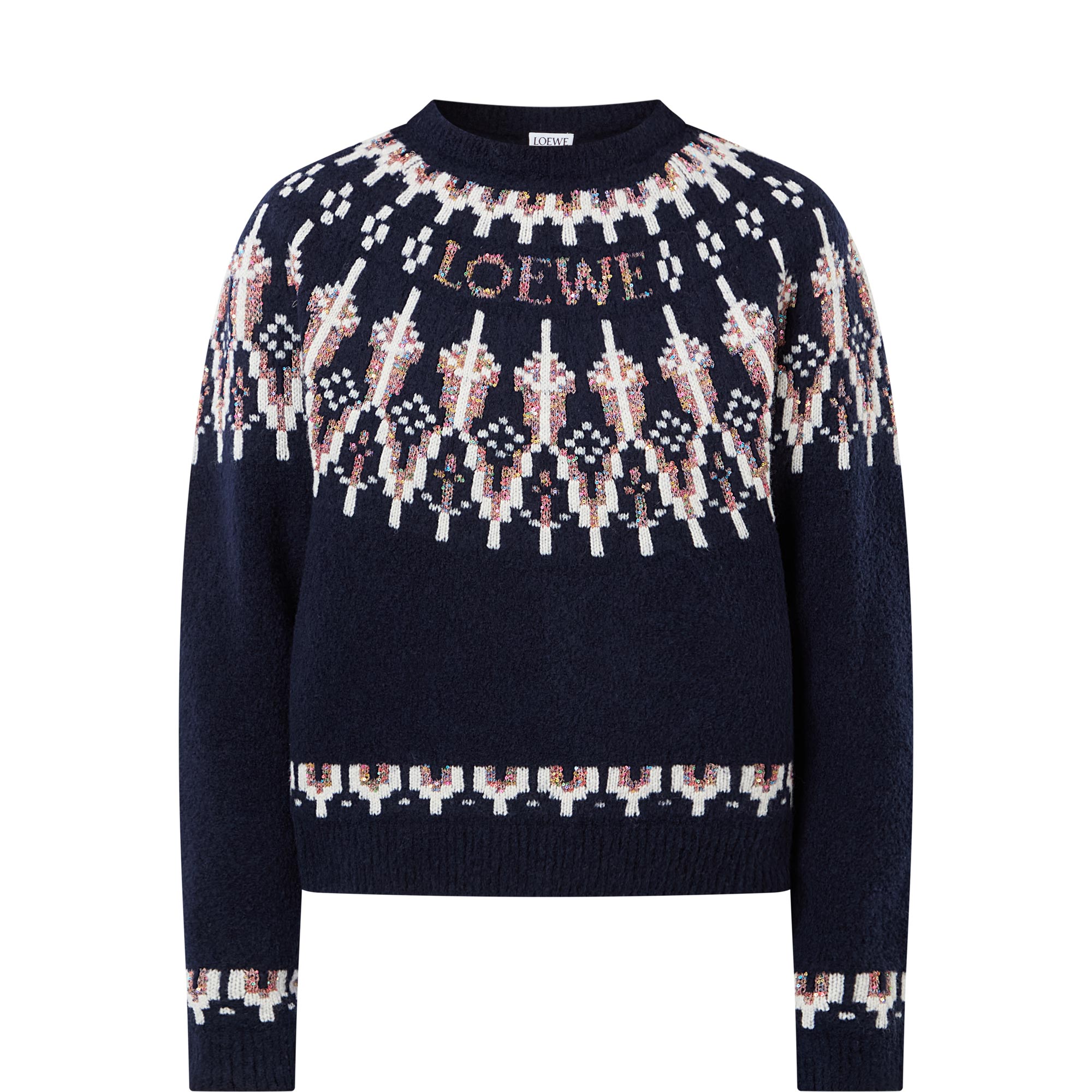 Boxy Fair Isle Sweater
