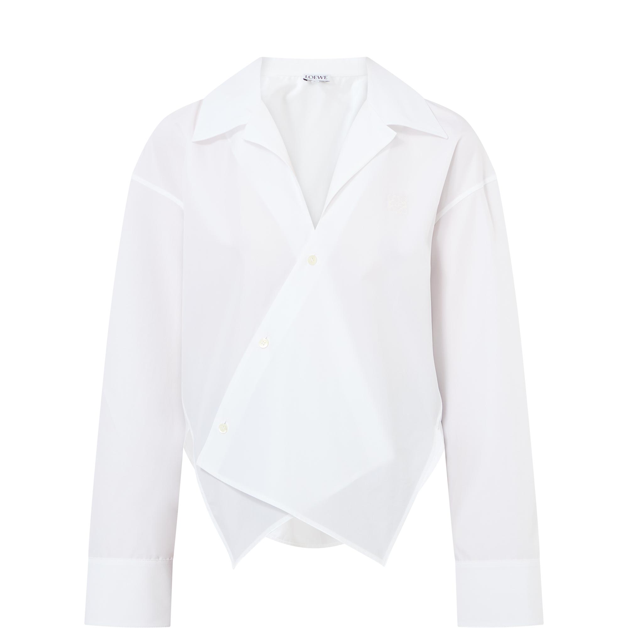 Asymmetric Logo Shirt