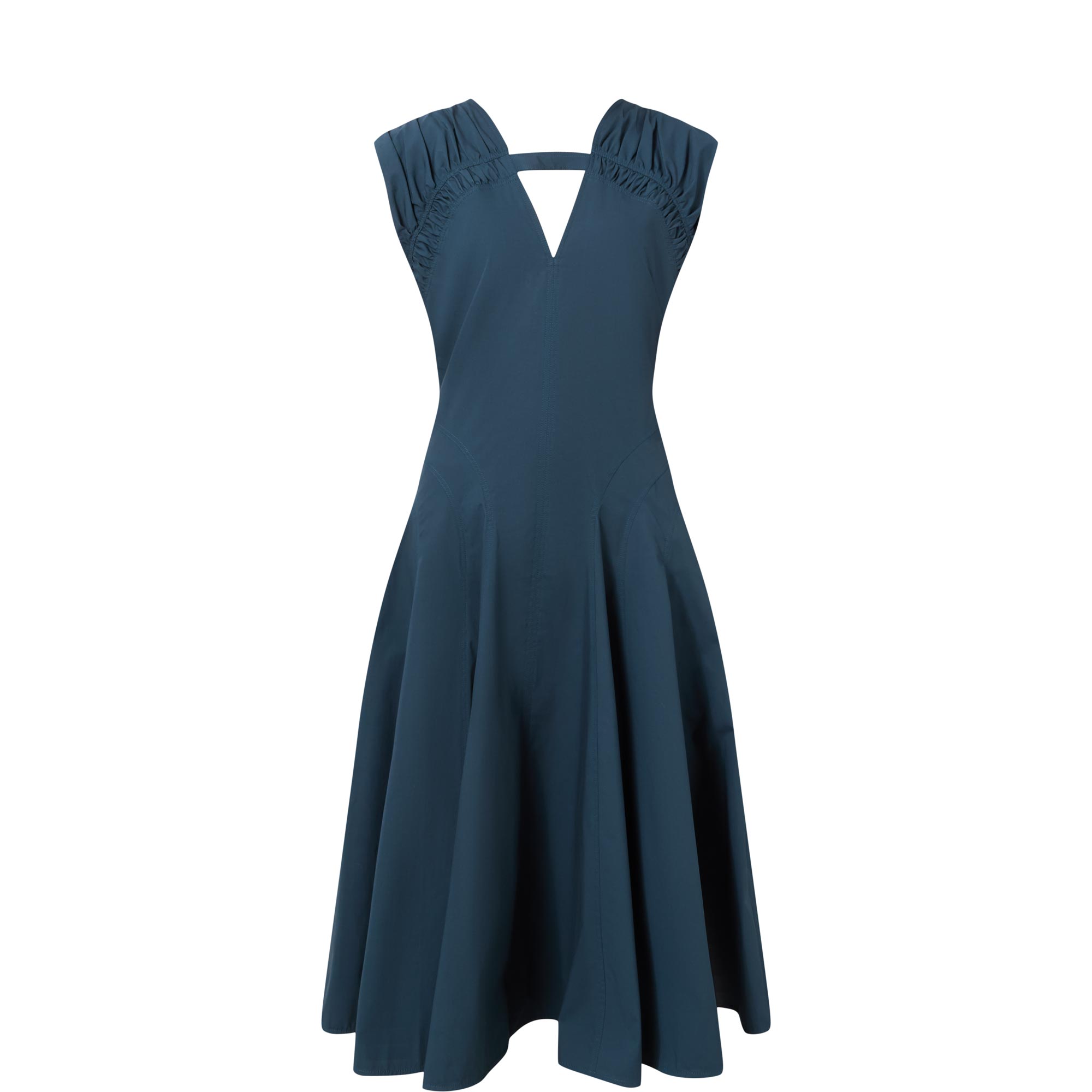 Manoela Keyhole Flared Dress