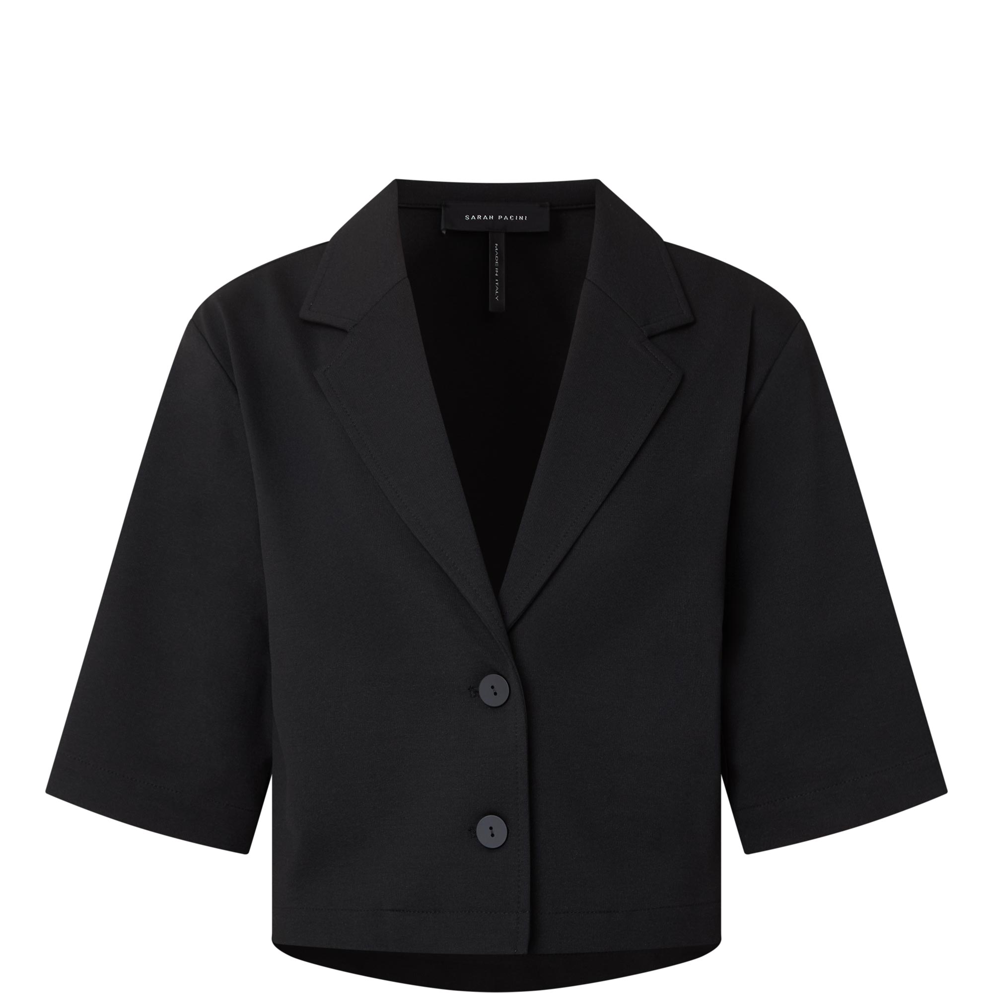 Single-Breasted Cropped Blazer