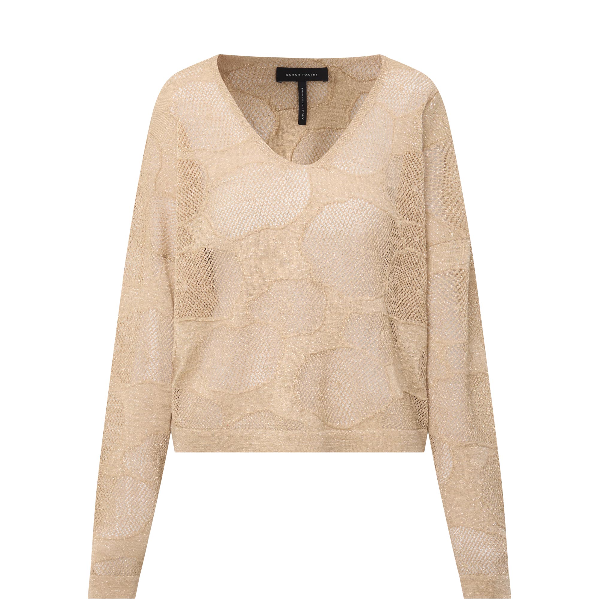 Mesh Panelled Sweater