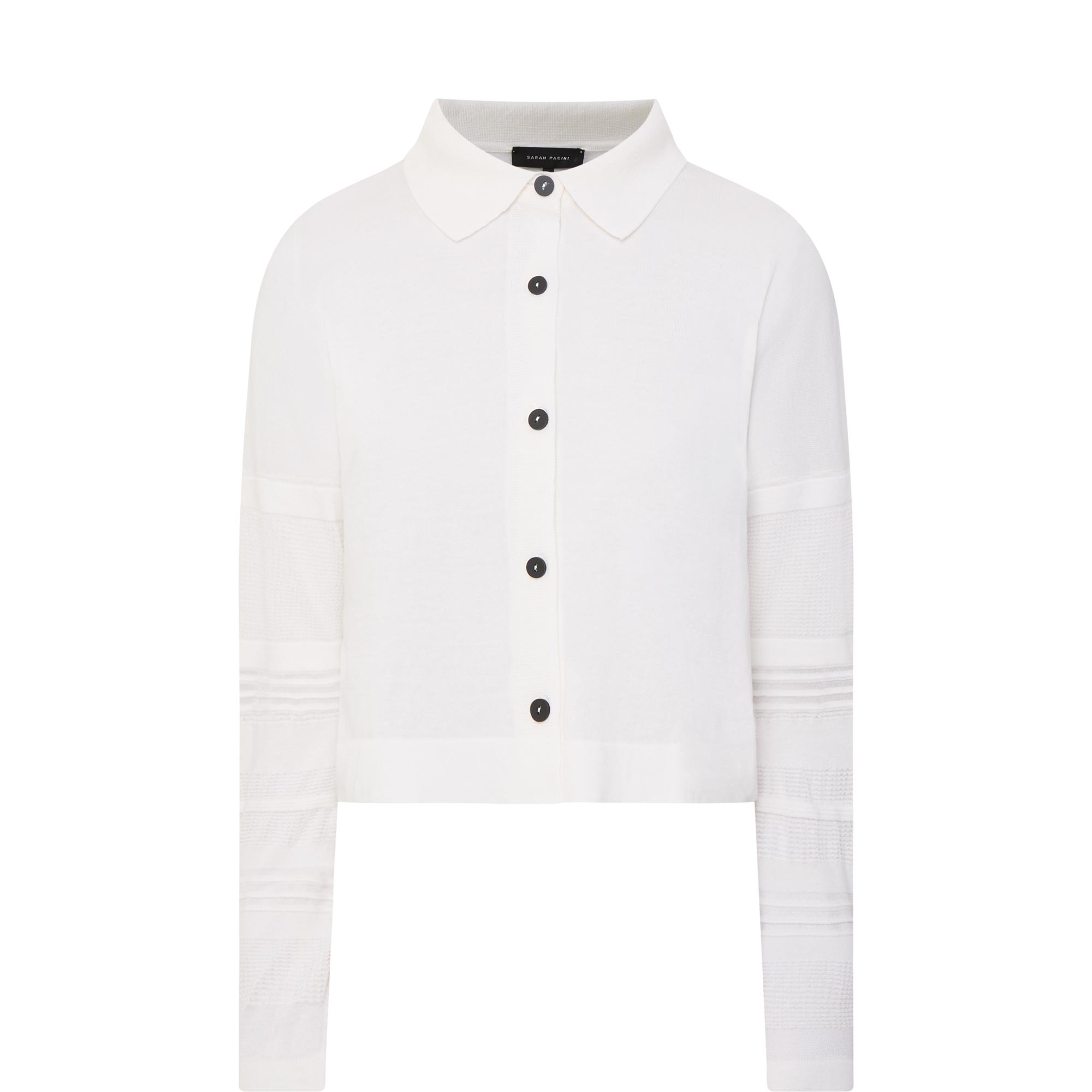 Embroidered Cropped Shirt