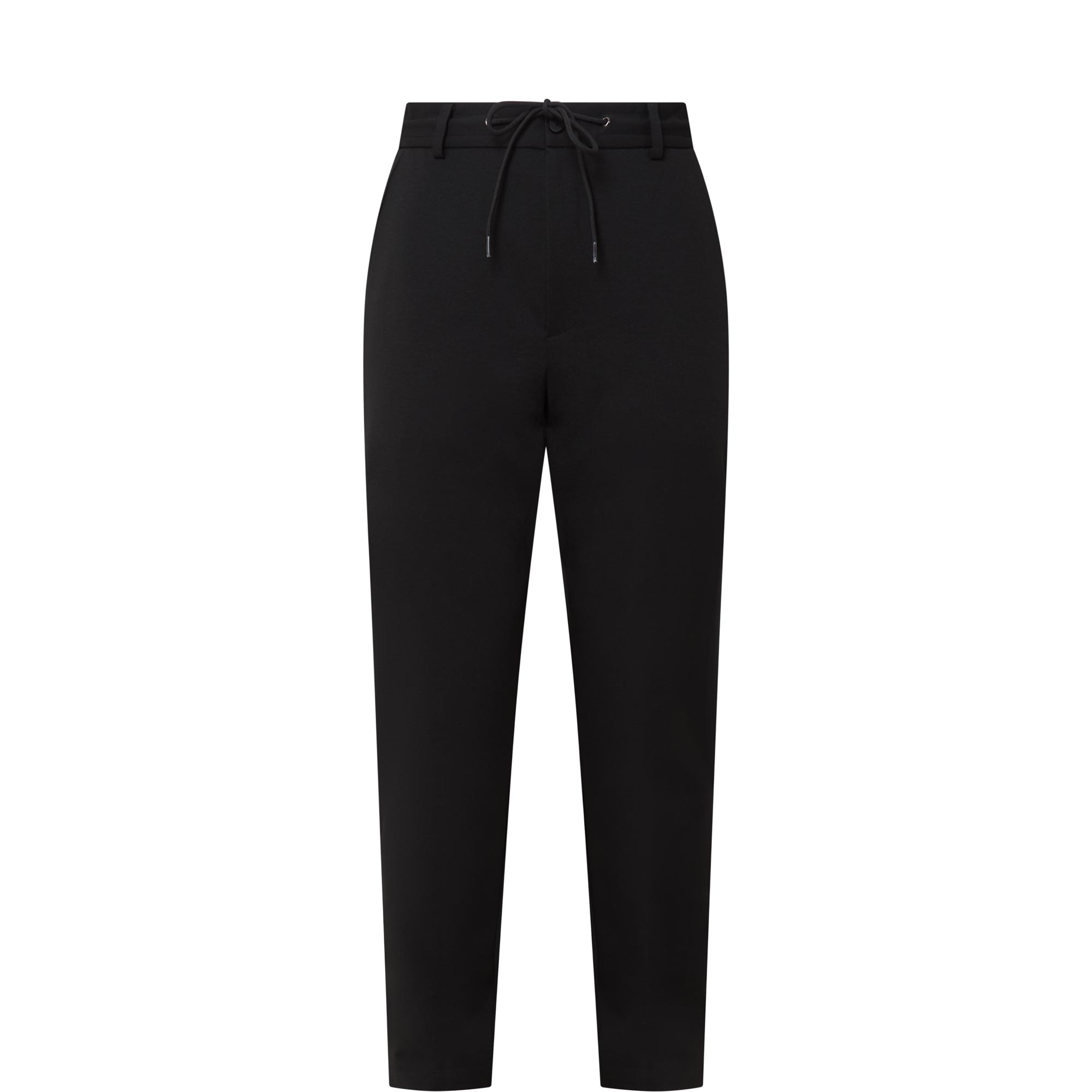 Drawstring Straight Leg Trousers