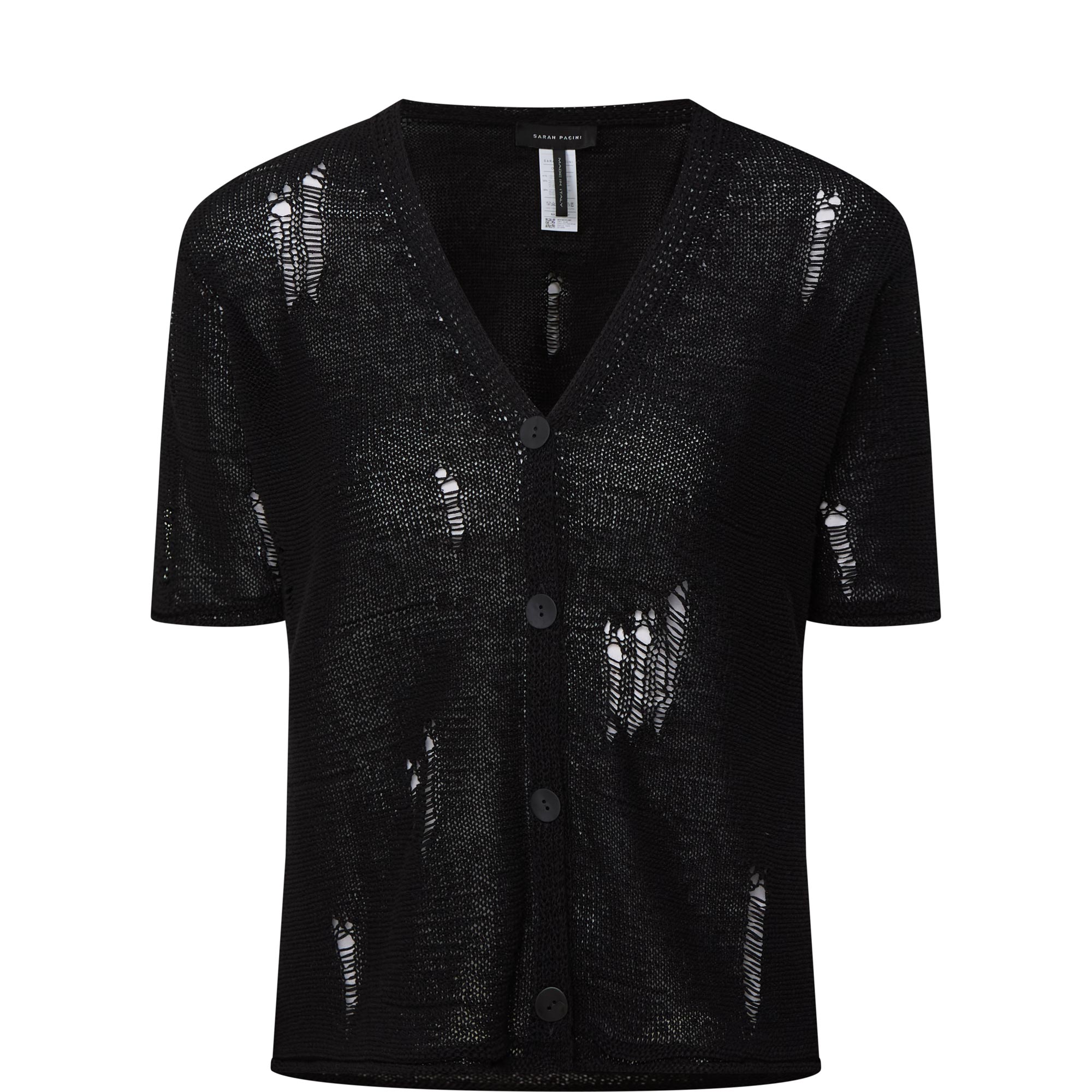 Distressed Knit Cardigan