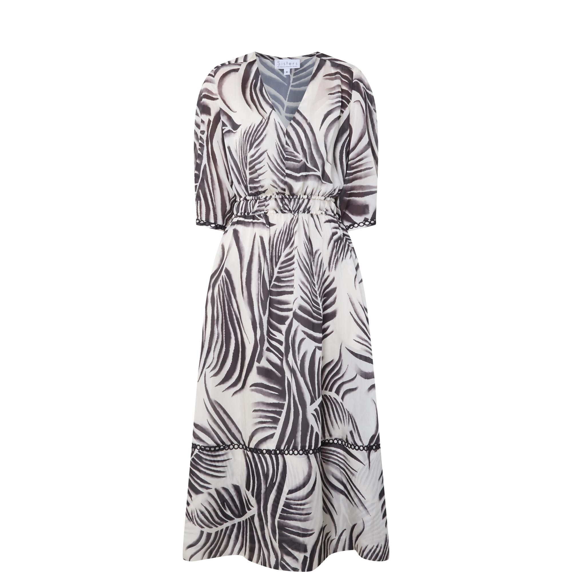 July Painted Leaf Dress