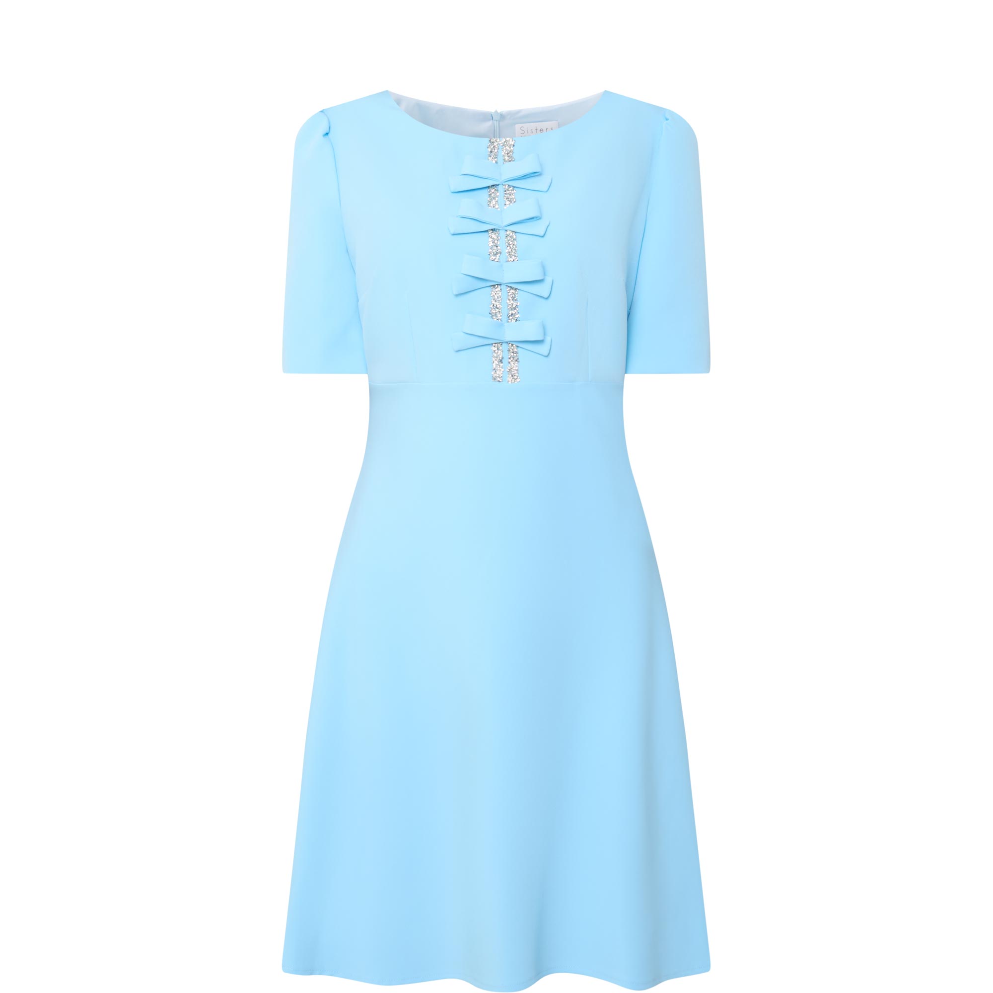 Jubilee Bow-Detail Mini Dress