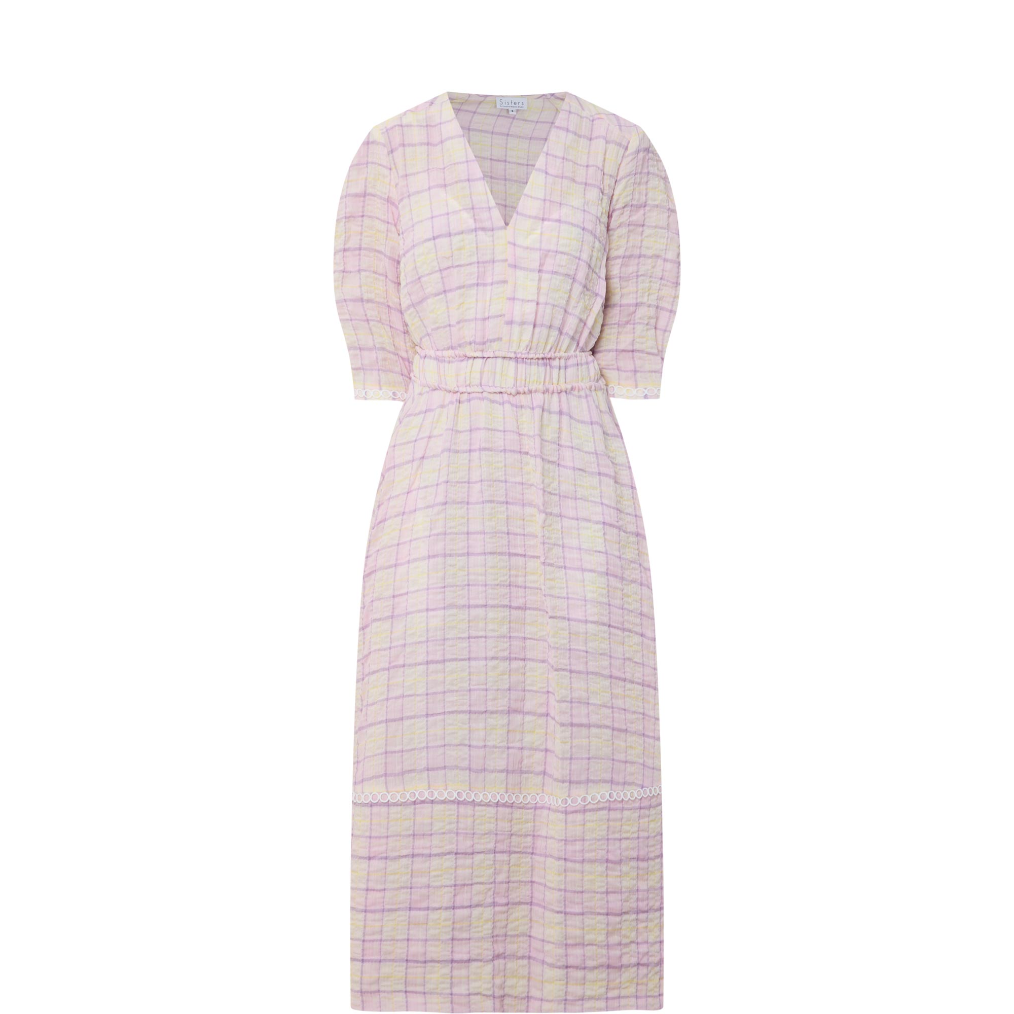 July Bubble Check Print Dress