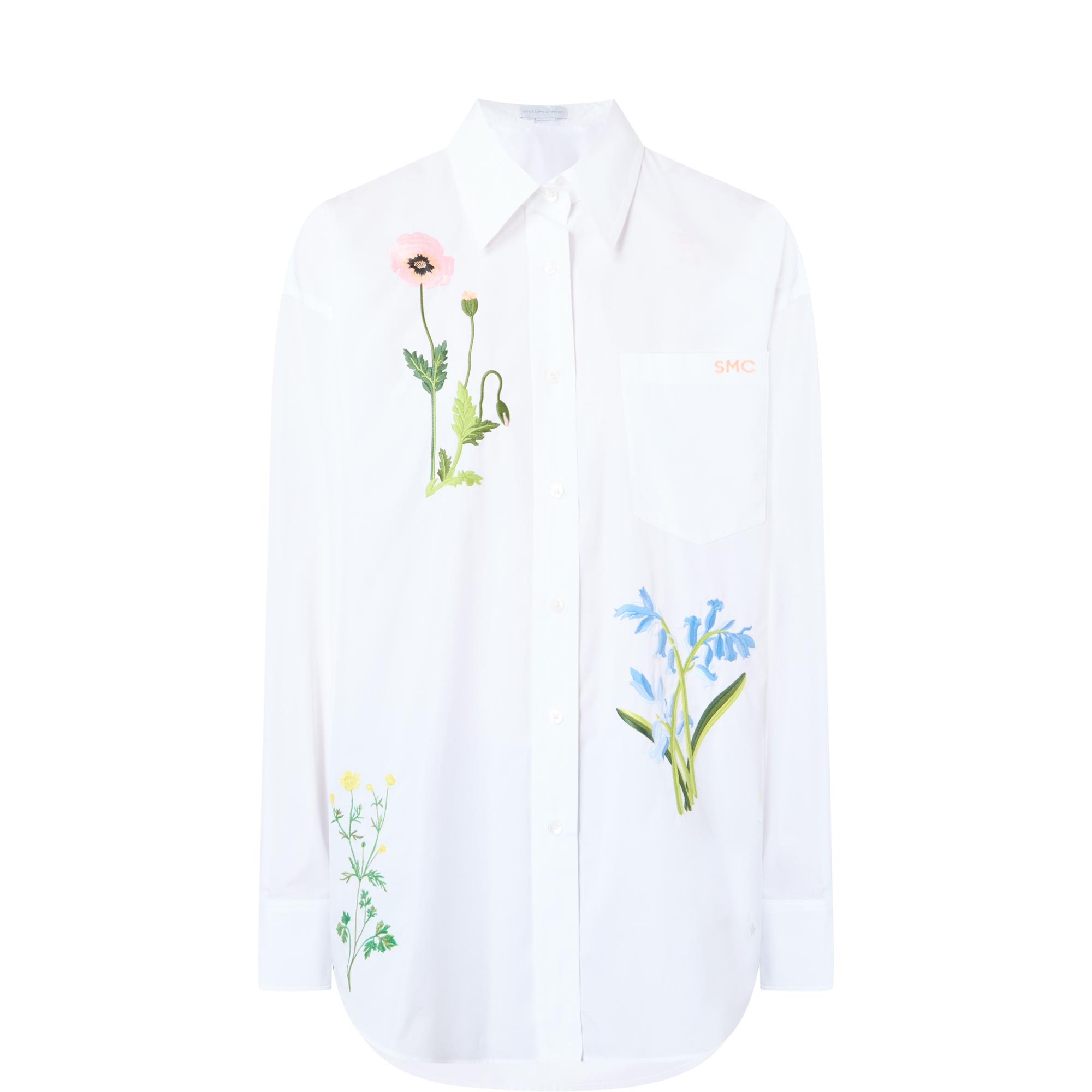 Embroidered Logo Floral Shirt