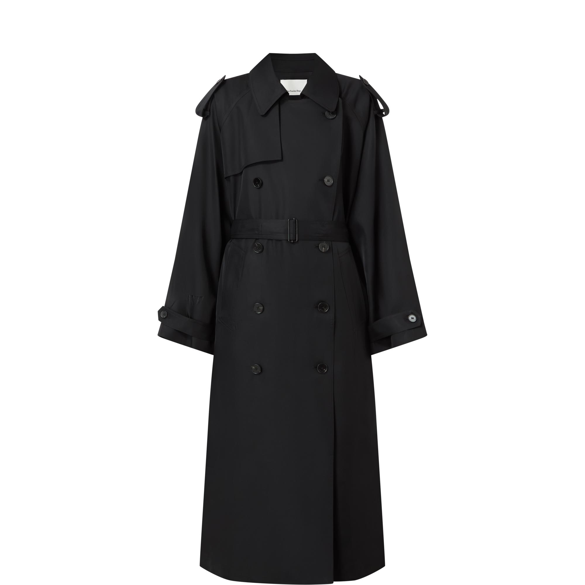 Veyron Double-Breasted Twill Trench Coat