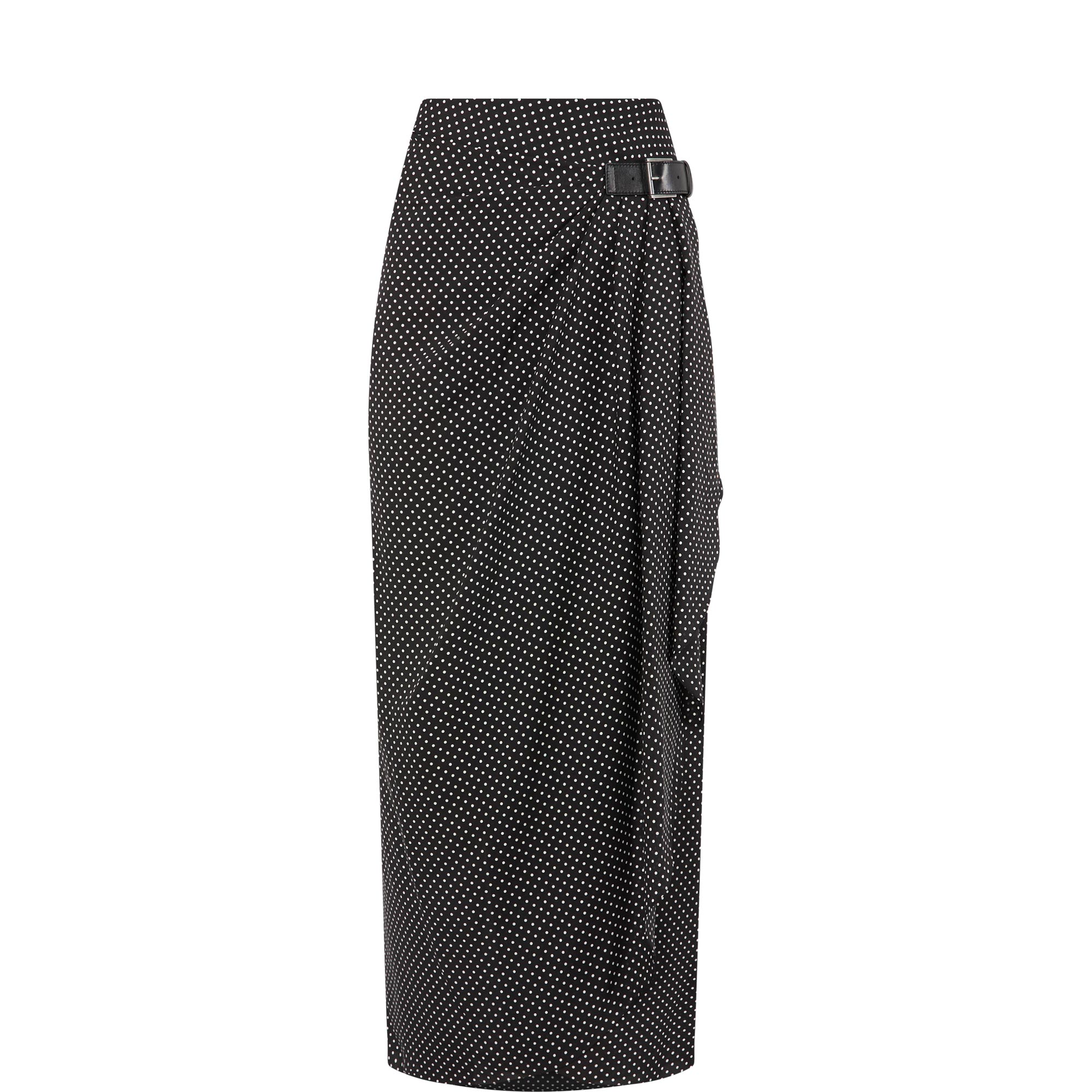 Polka Dot Wrap Skirt