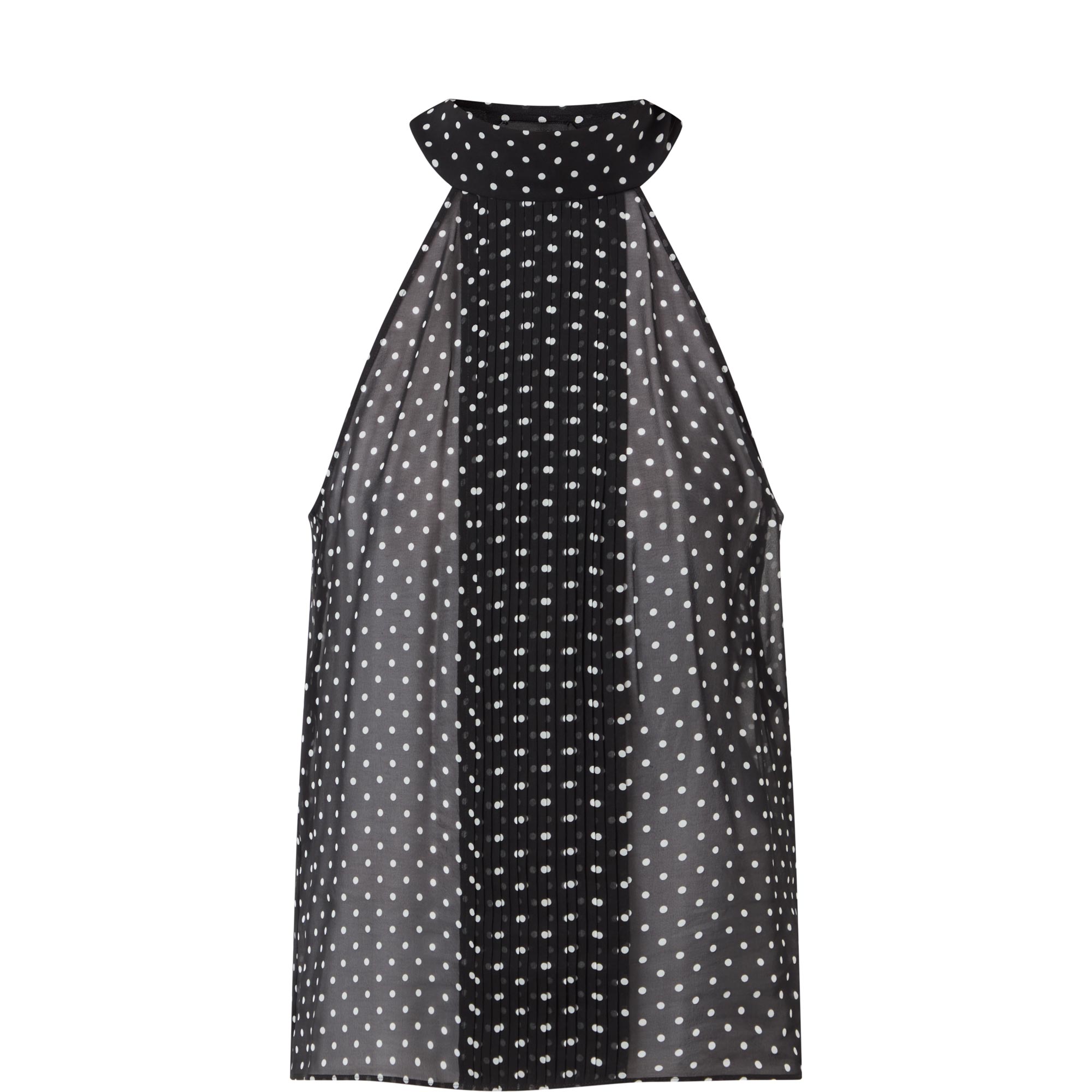 Polka Dot Silk Blouse