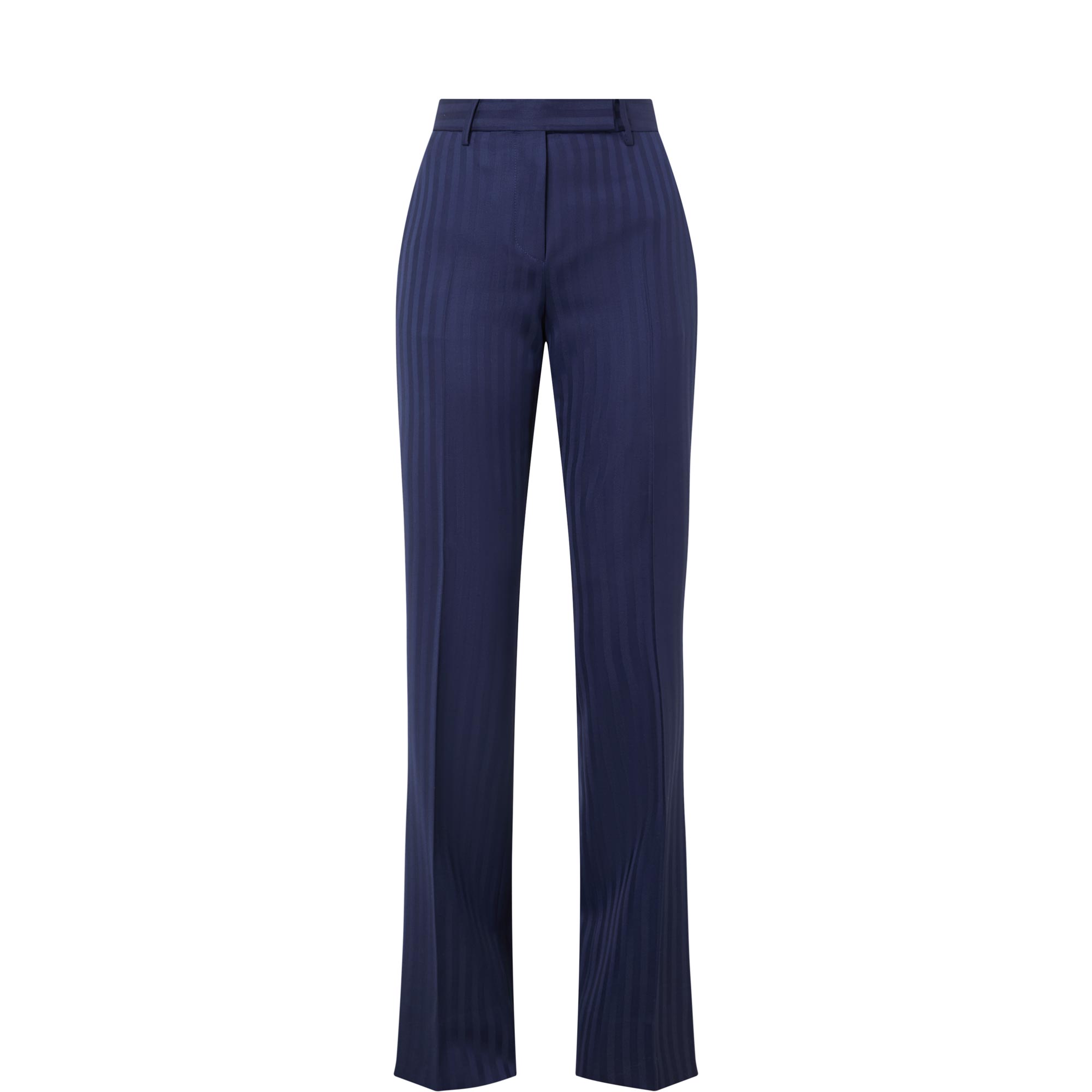 Stripe Tailored Straight Leg Trousers