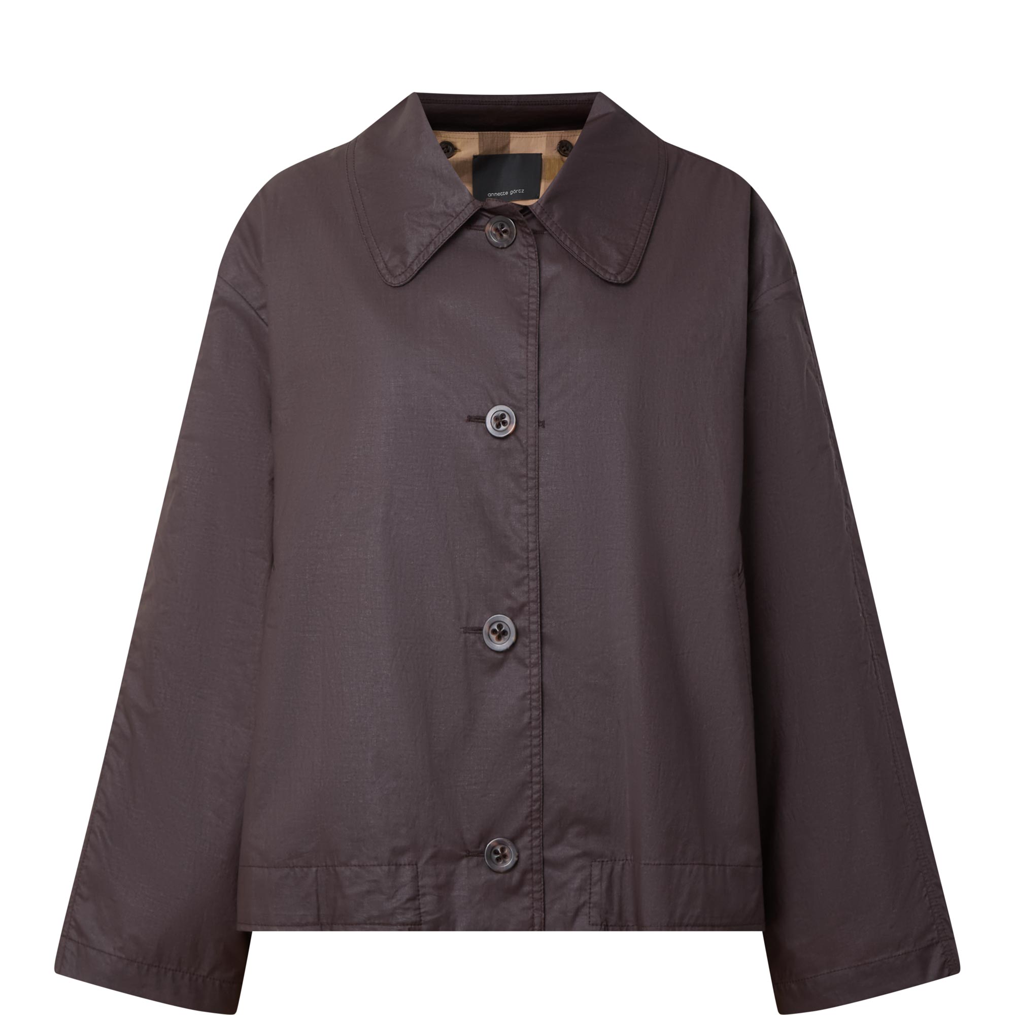 Asta Check Lined Showerproof Jacket