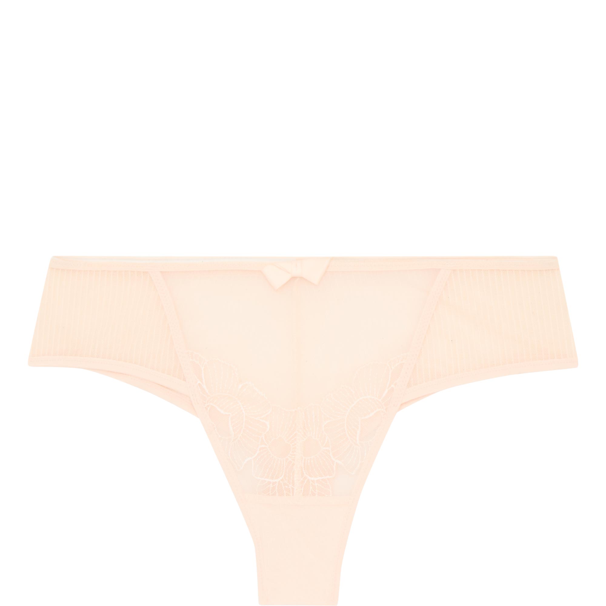 Intuition Floral Tulle Thong