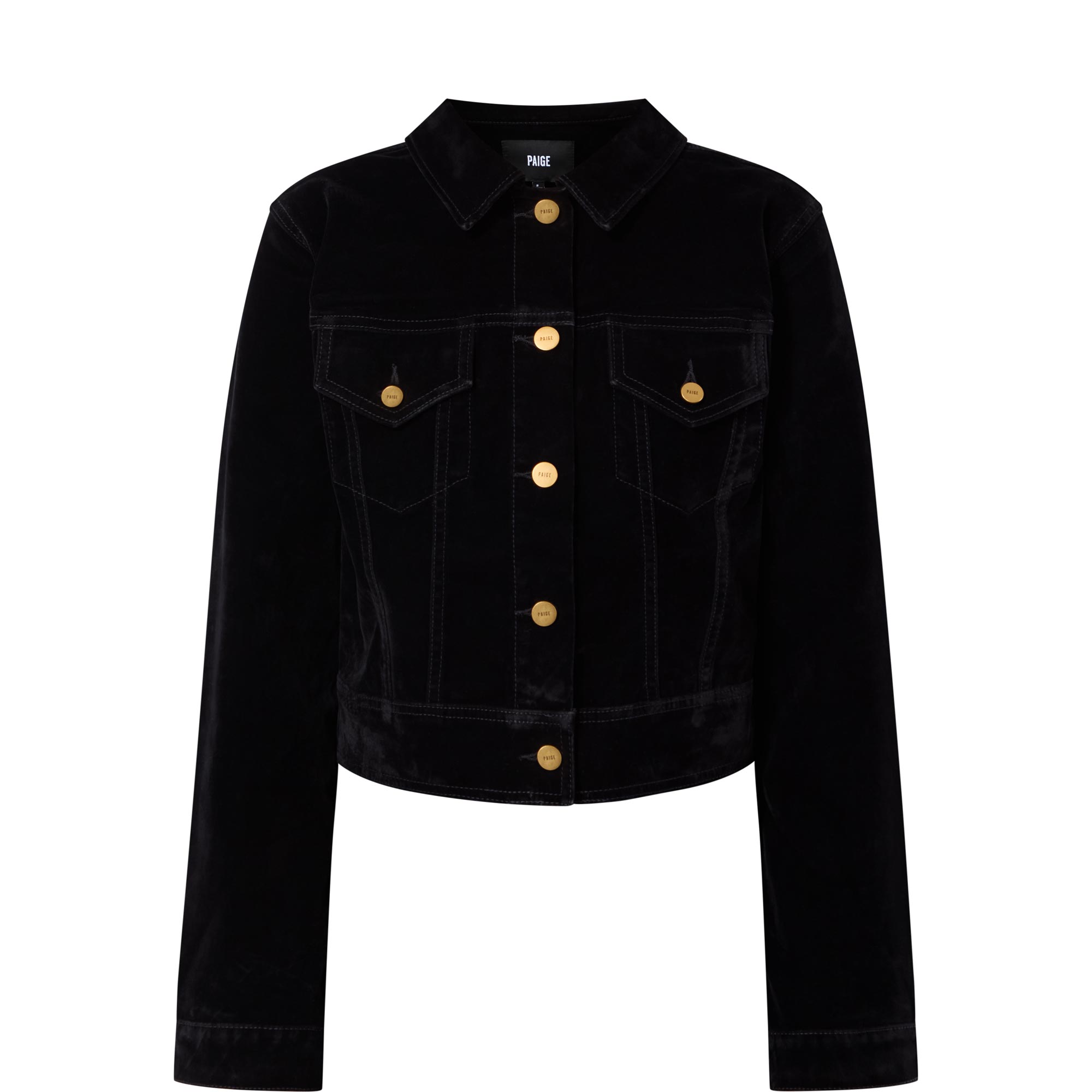 Chantal Velvet Denim Jacket